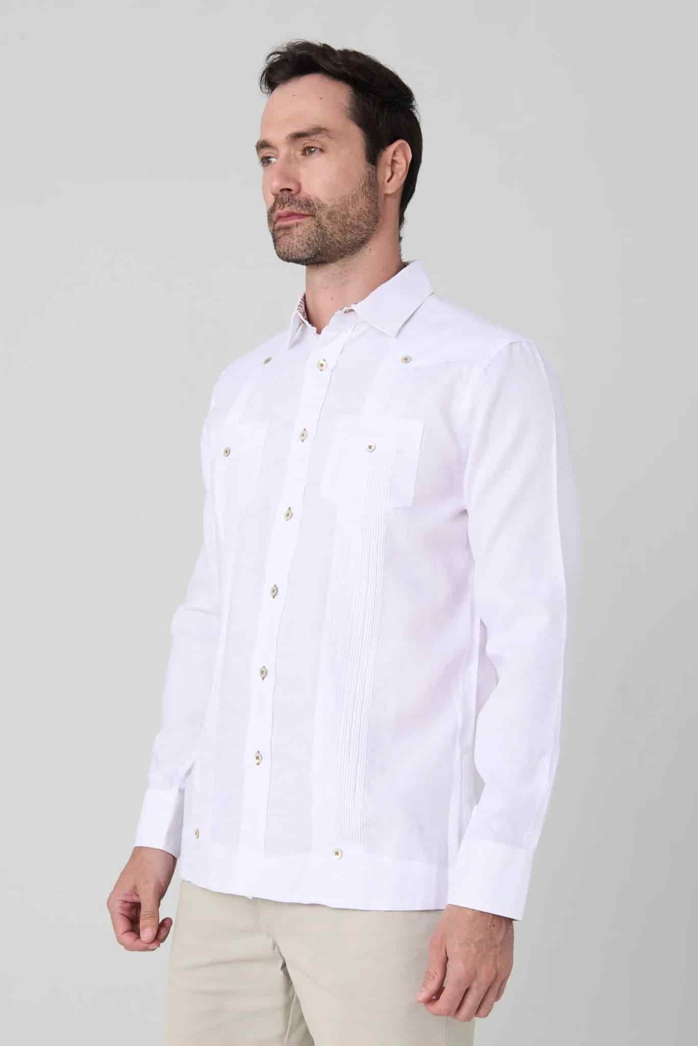 Guayabera presidencial Jon Sonen linen - miniatura 2
