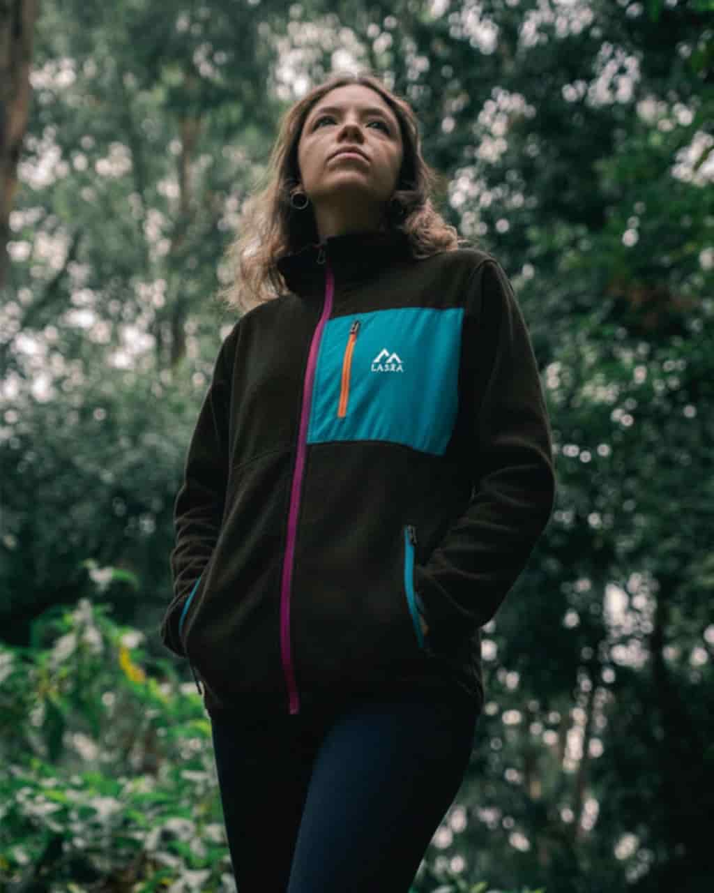 Fleece Jacket Mujer Gris - miniatura 1