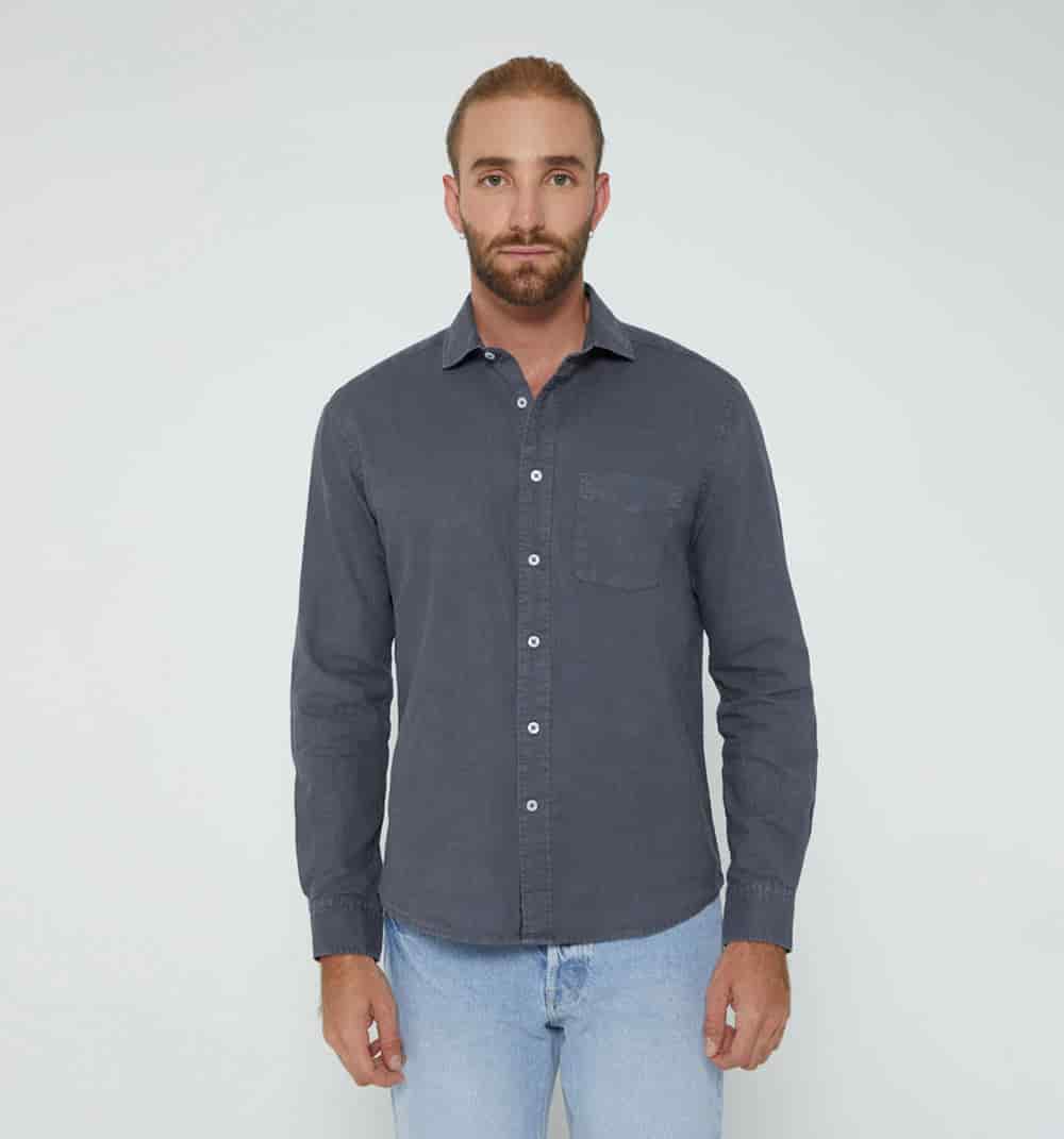 Camisa para hombre de lino - miniatura 51