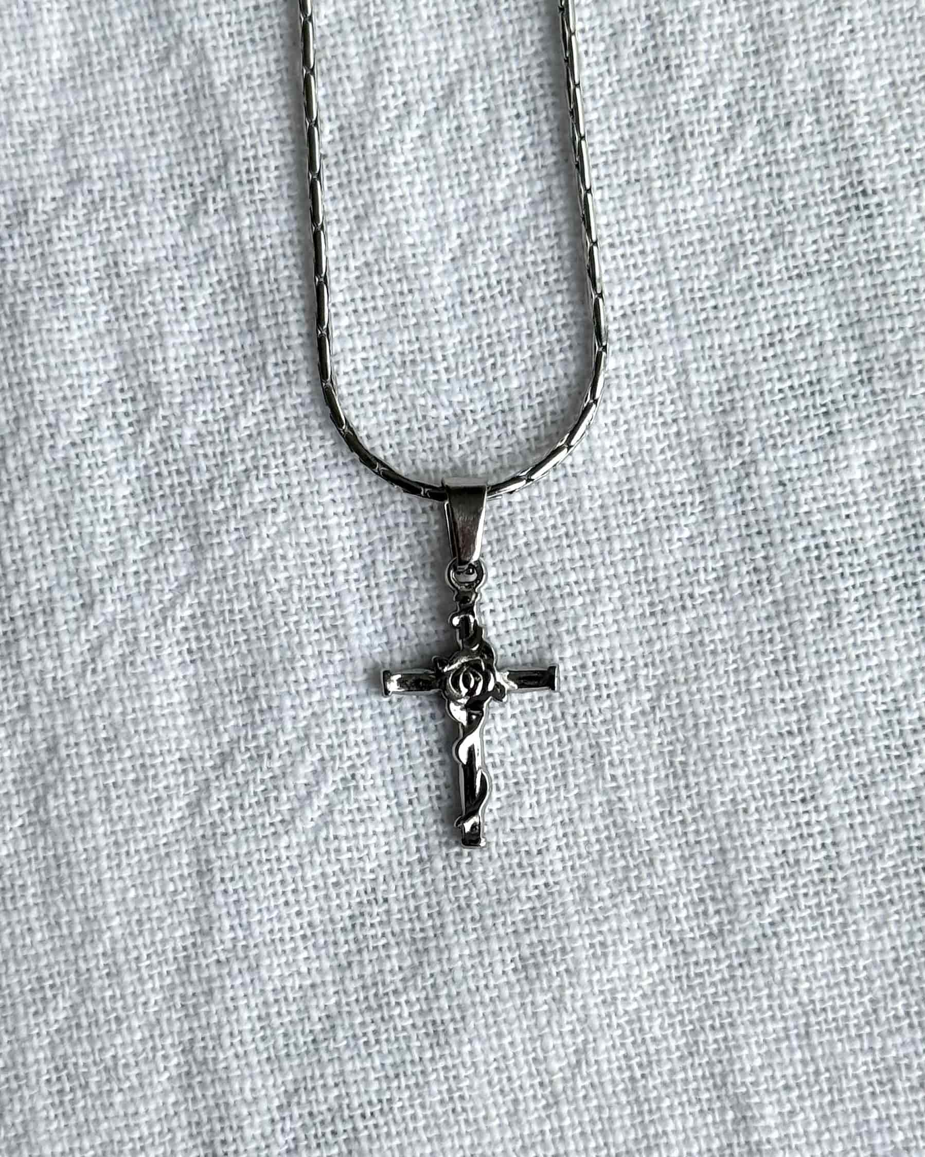 Cross n’ Rose - Silver - miniatura 5