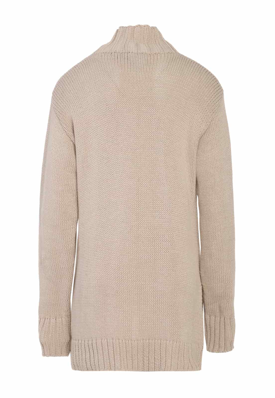 TURTLE NECK LETTER SWEATER - miniatura 7
