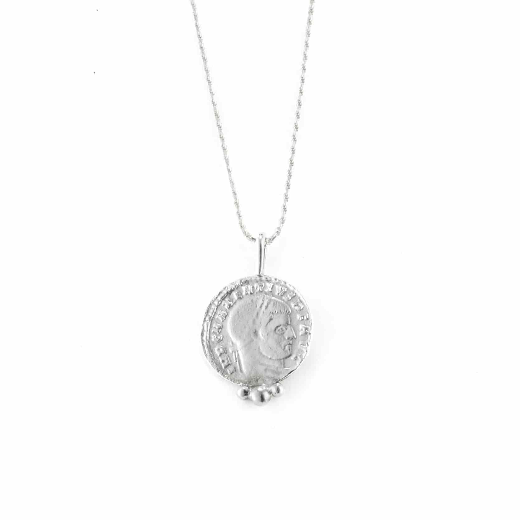 Collar Medalla Griega (Cadena Lazo) - miniatura 1