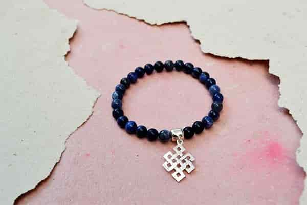 Pulsera Sodalita dije infinito - miniatura 1