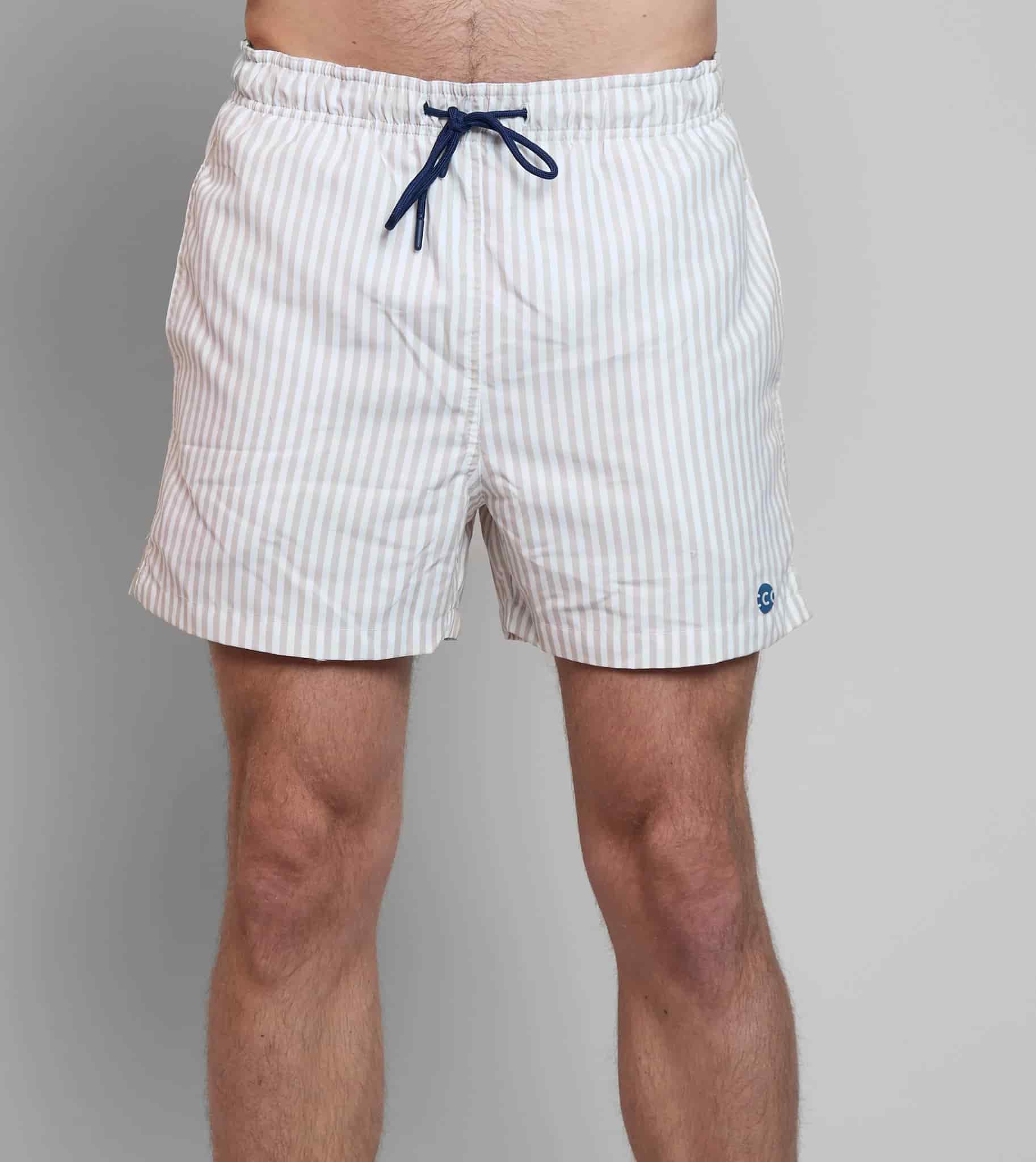 Pantaloneta de Baño Rayas Beige - miniatura 2