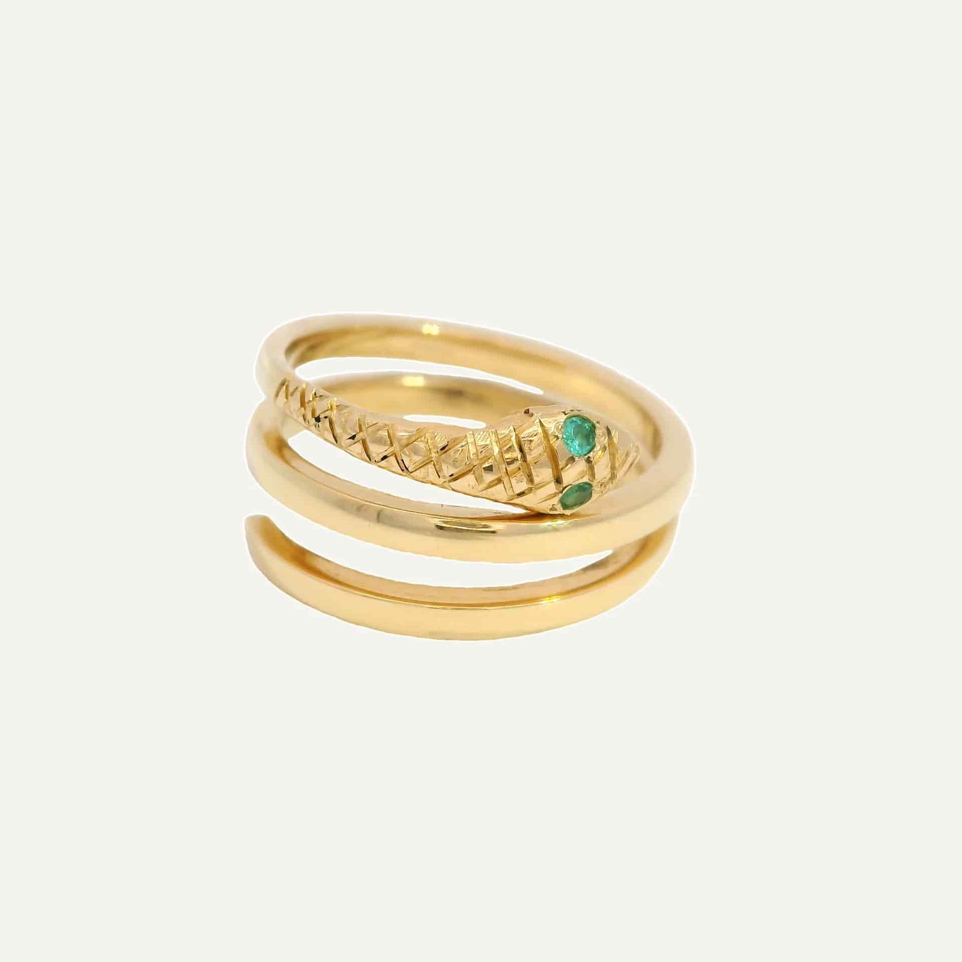 Anillo Mini twisted snake - miniatura 3