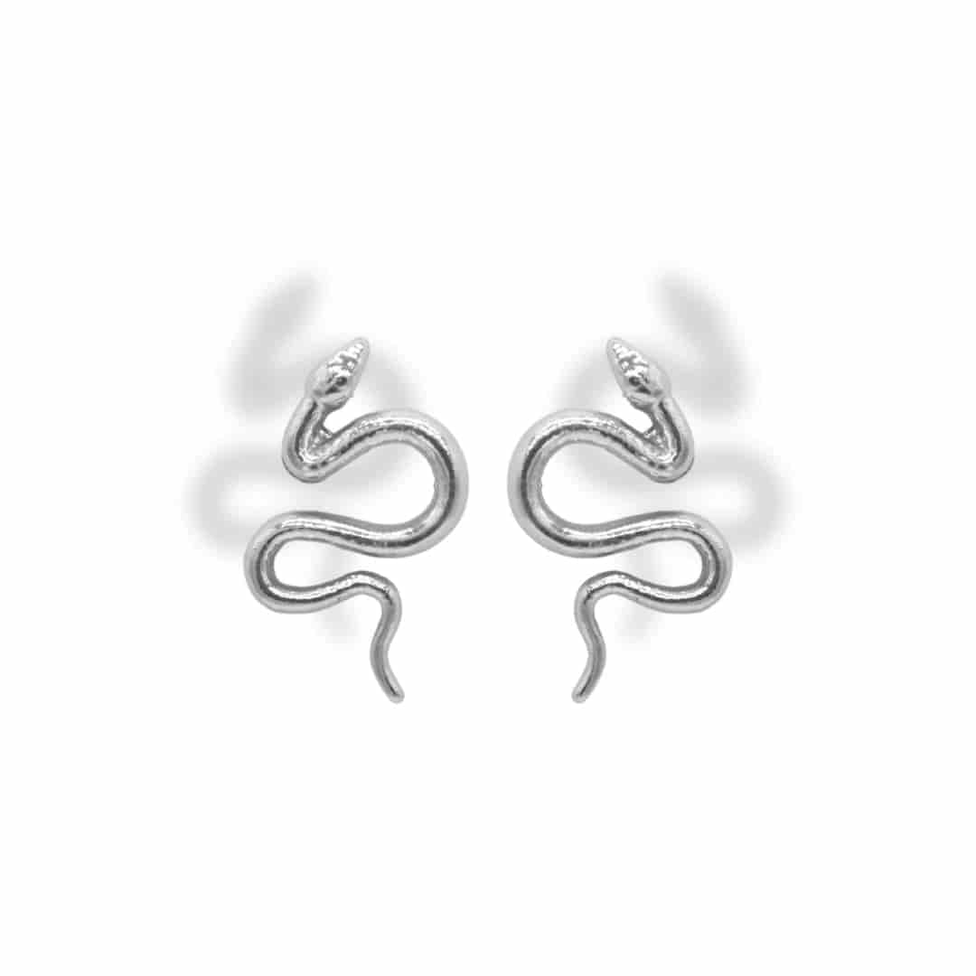 Aretes de serpiente grande - miniatura 3