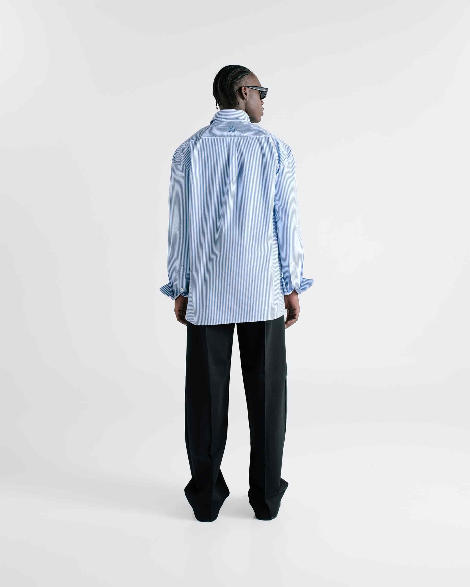 Pinstripe Shirt - Light Blue - miniatura 4