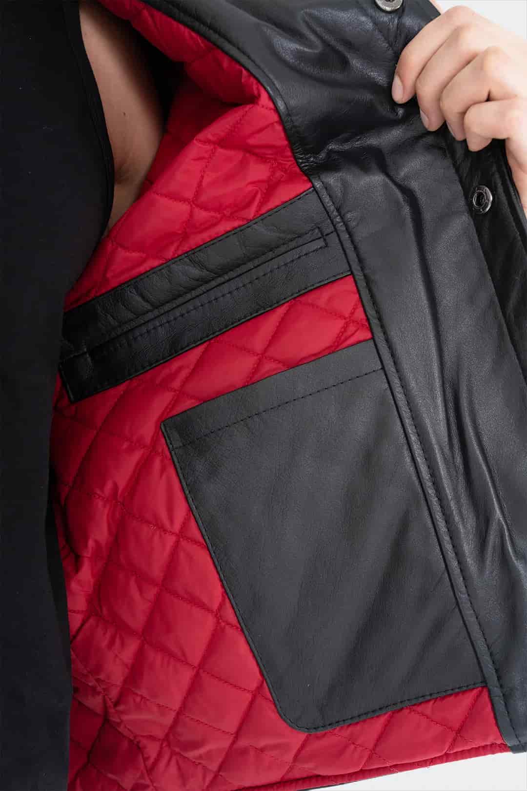 VENENO CHAQUETA DE CUERO NURSE - miniatura 7
