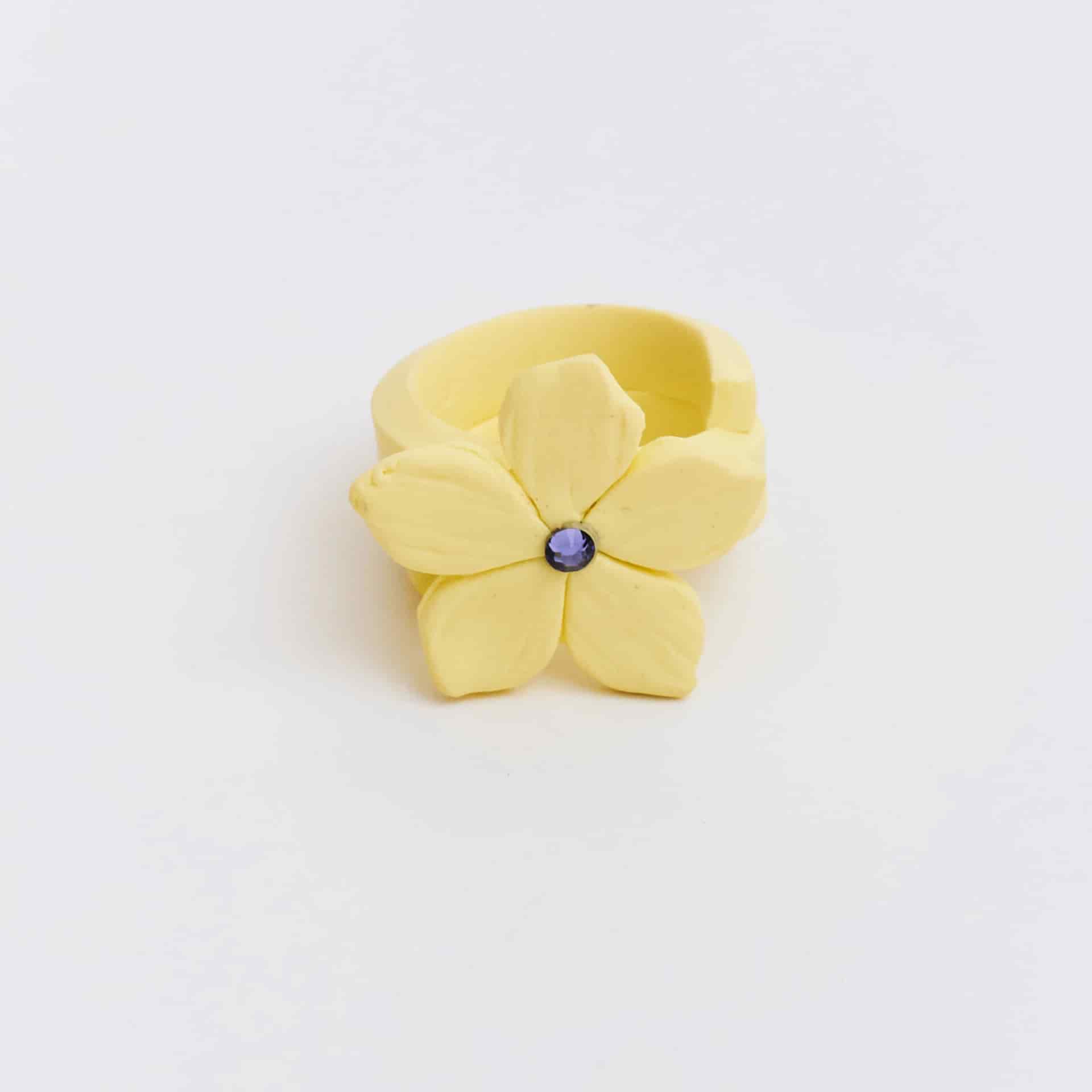 Anillo Flor de Ocobo Mini - miniatura 1