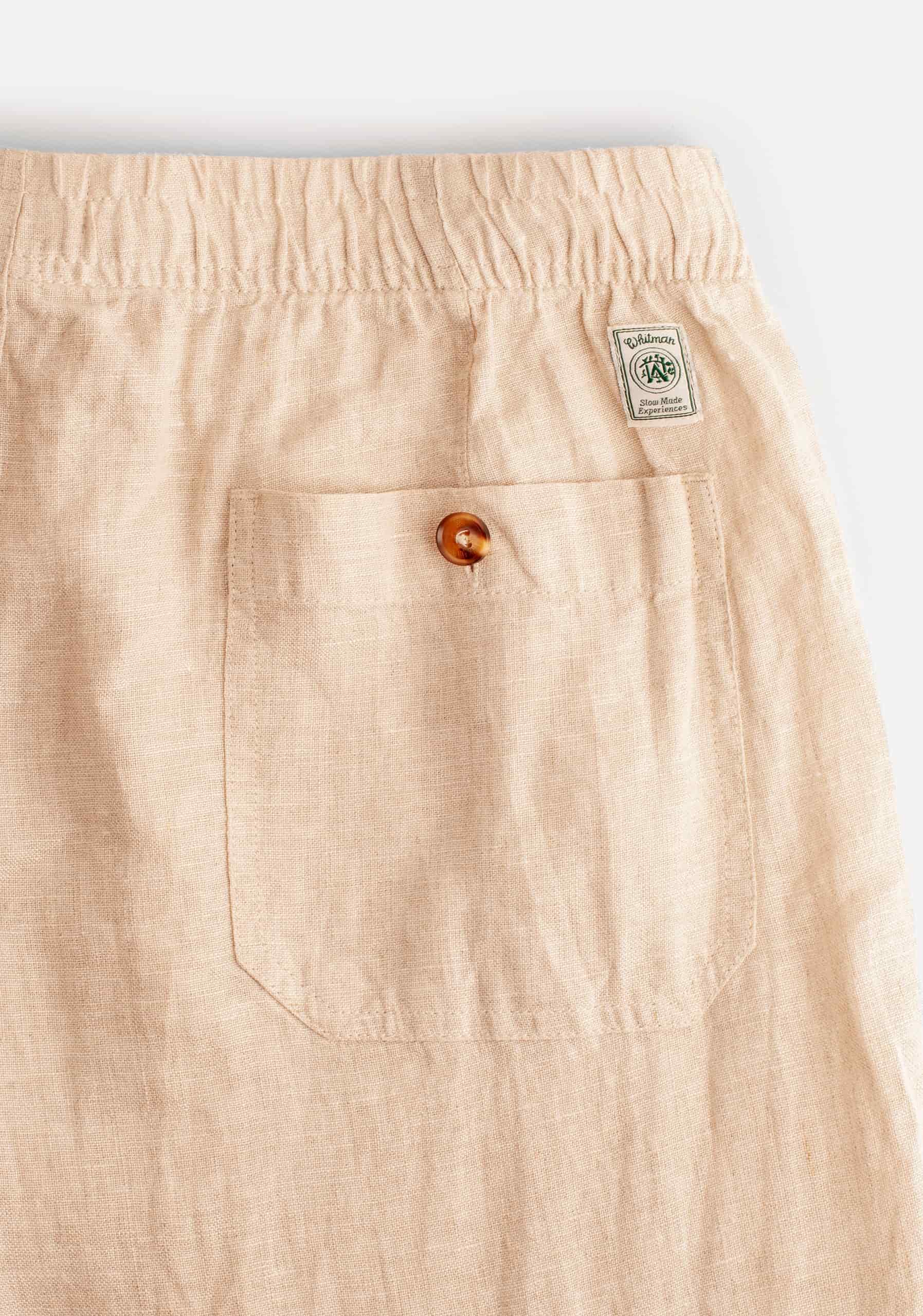 Pantalón H Hopkins Jogger Lino Avena - miniatura 2
