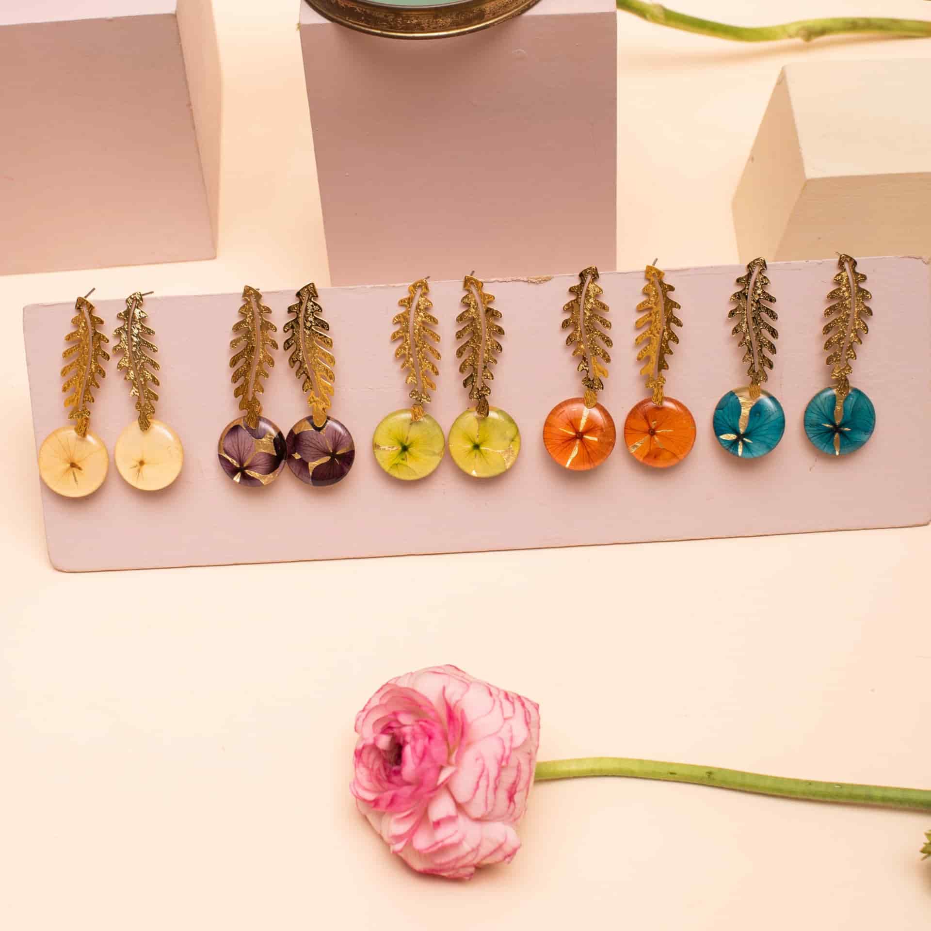 Arete ramita (Diseño 2) - miniatura 4