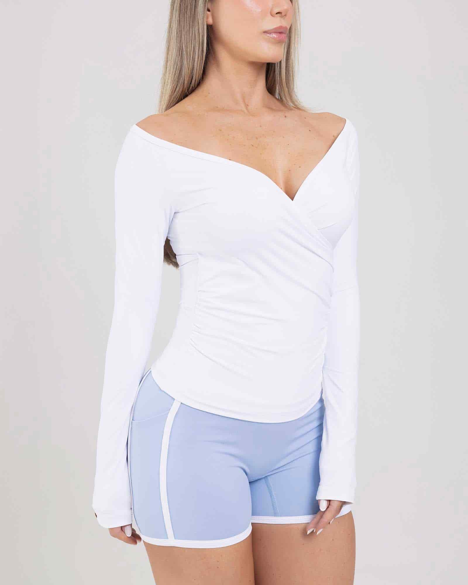 Blusa flow ease blanco dolce FIBER - miniatura 2