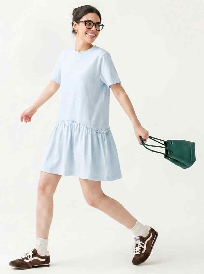 VESTIDO MERENGUE AZUL - miniatura 1