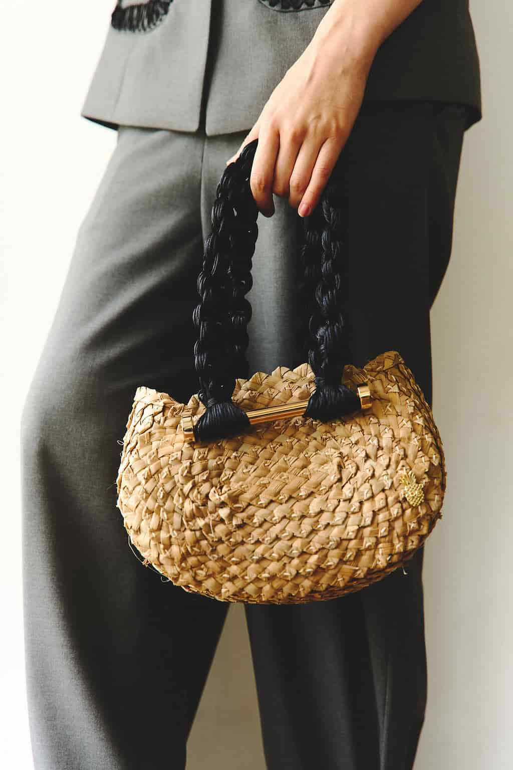 LUI MINI TOTE BAG BLACK - miniatura 1