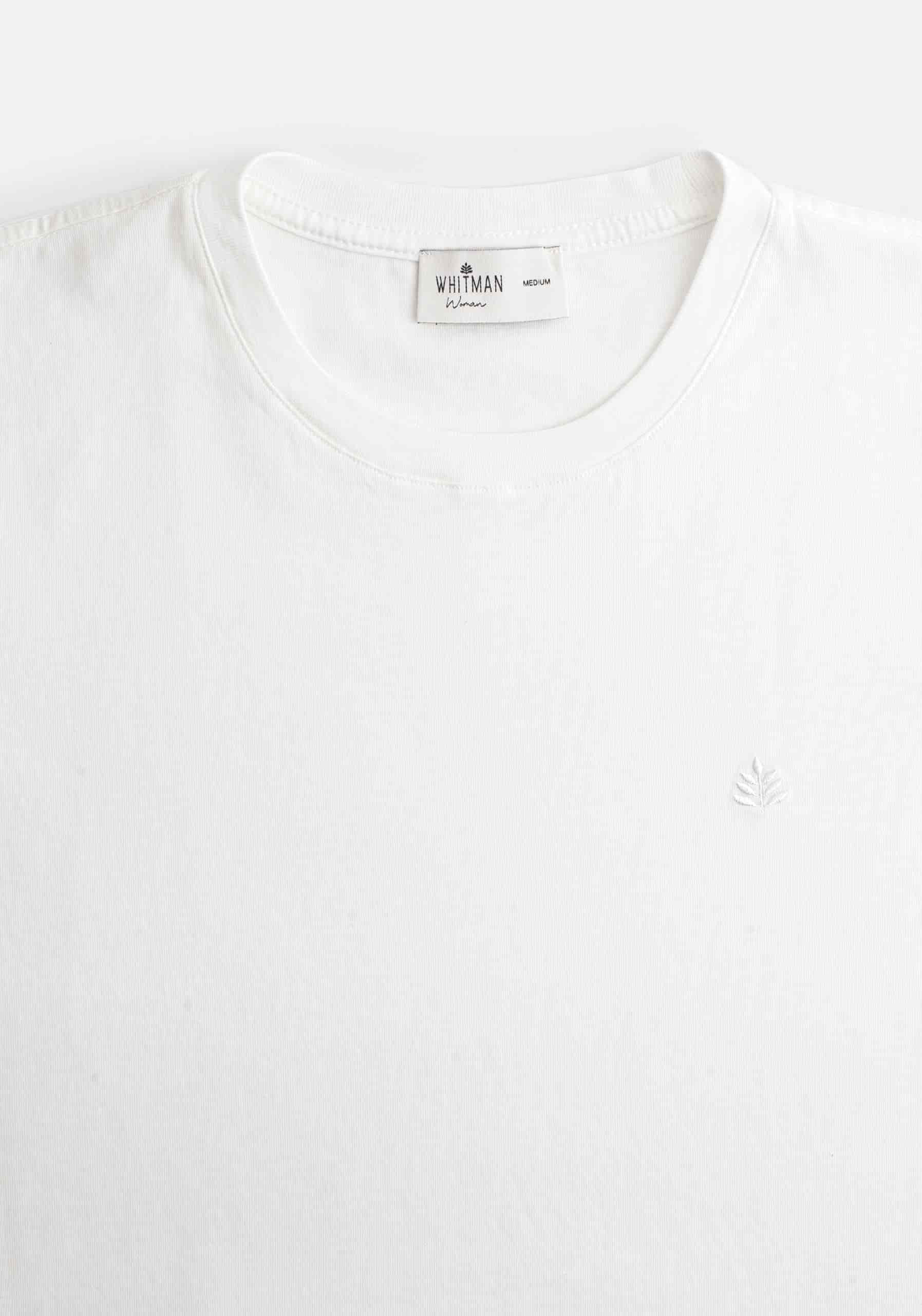Camiseta M Unicolor CR L-Atn Marfil - miniatura 3