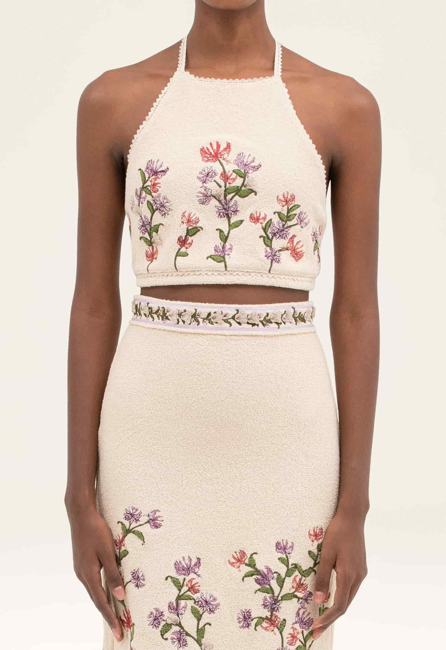 Chlorella Honeysuckle Midi Skirt - miniatura 5
