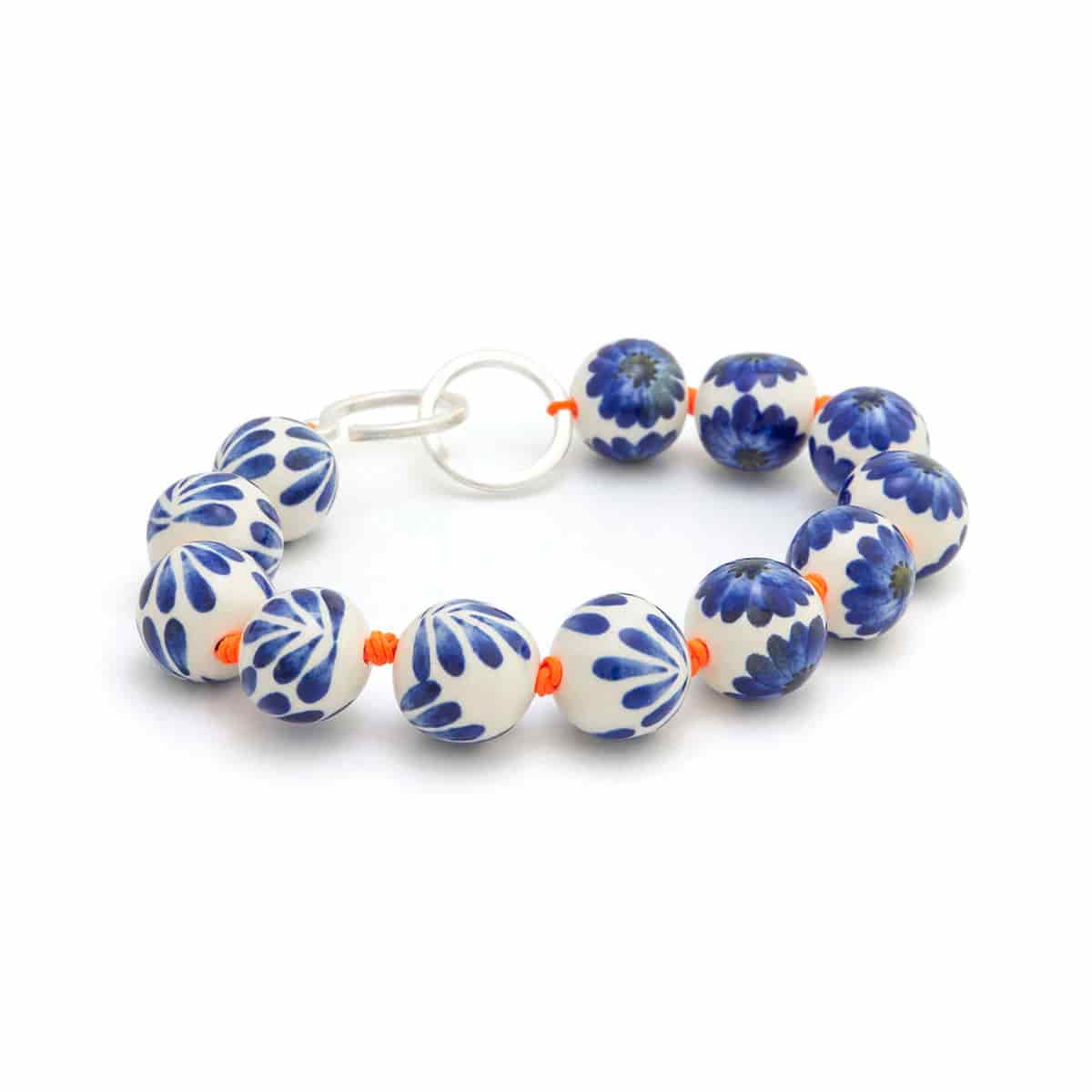 PULSERA MINI ESFERAS AZUL COBALTO - miniatura 1