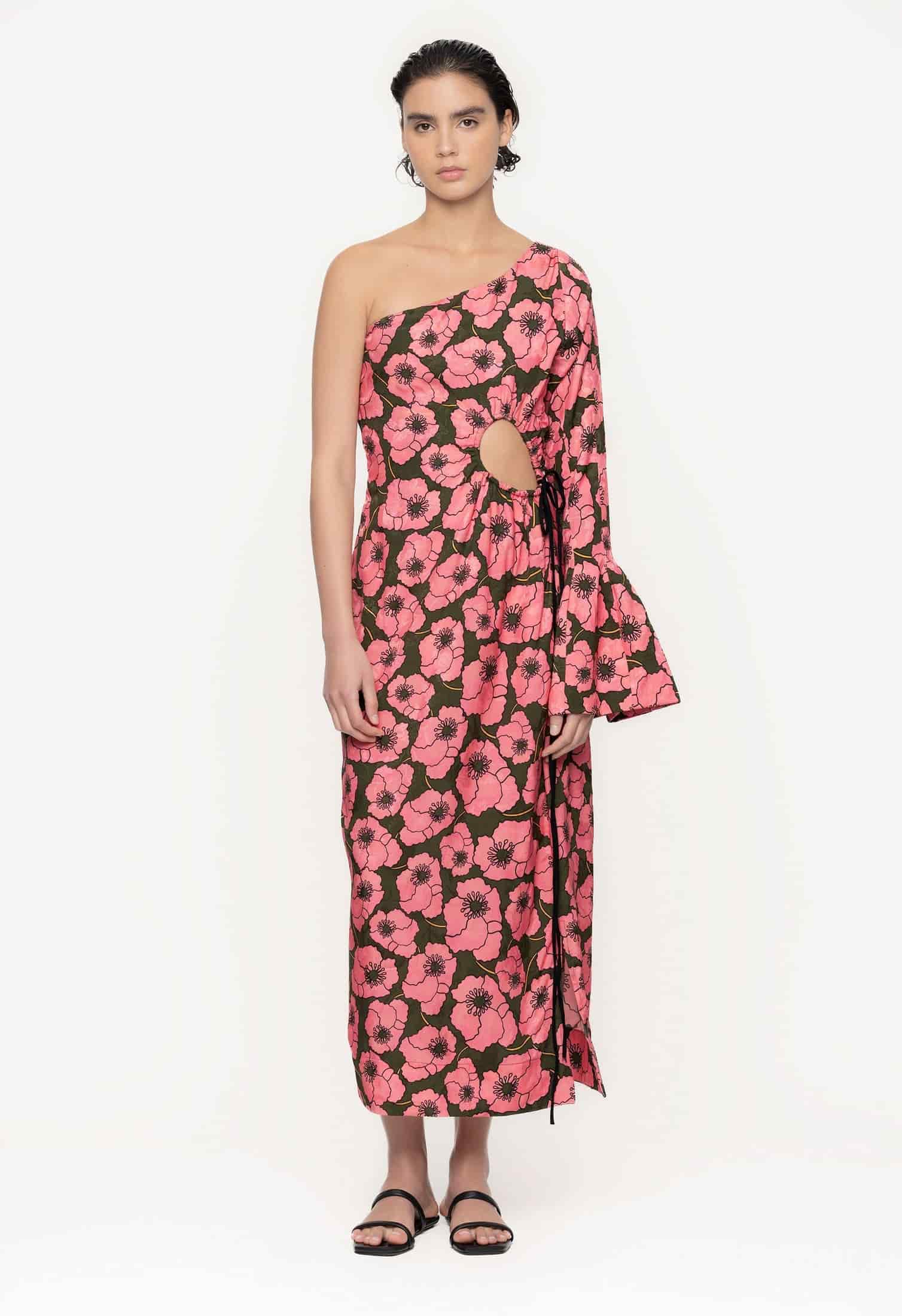 Cadillo Botanico Rosa Maxi Dress - miniatura 1
