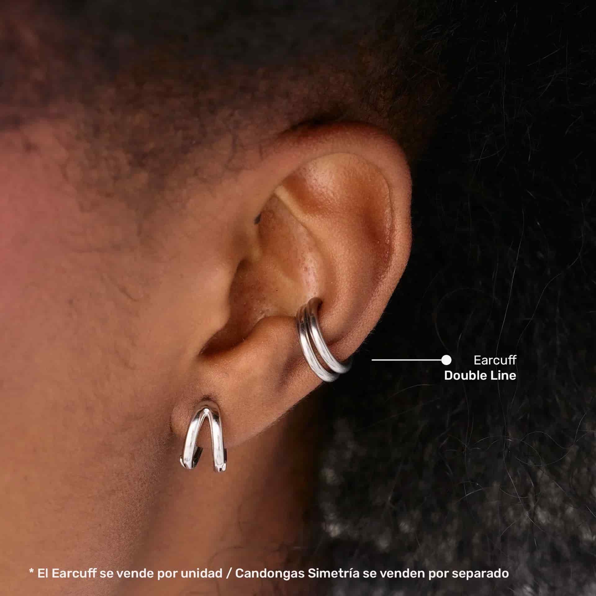 Earcuff Double line - miniatura 3
