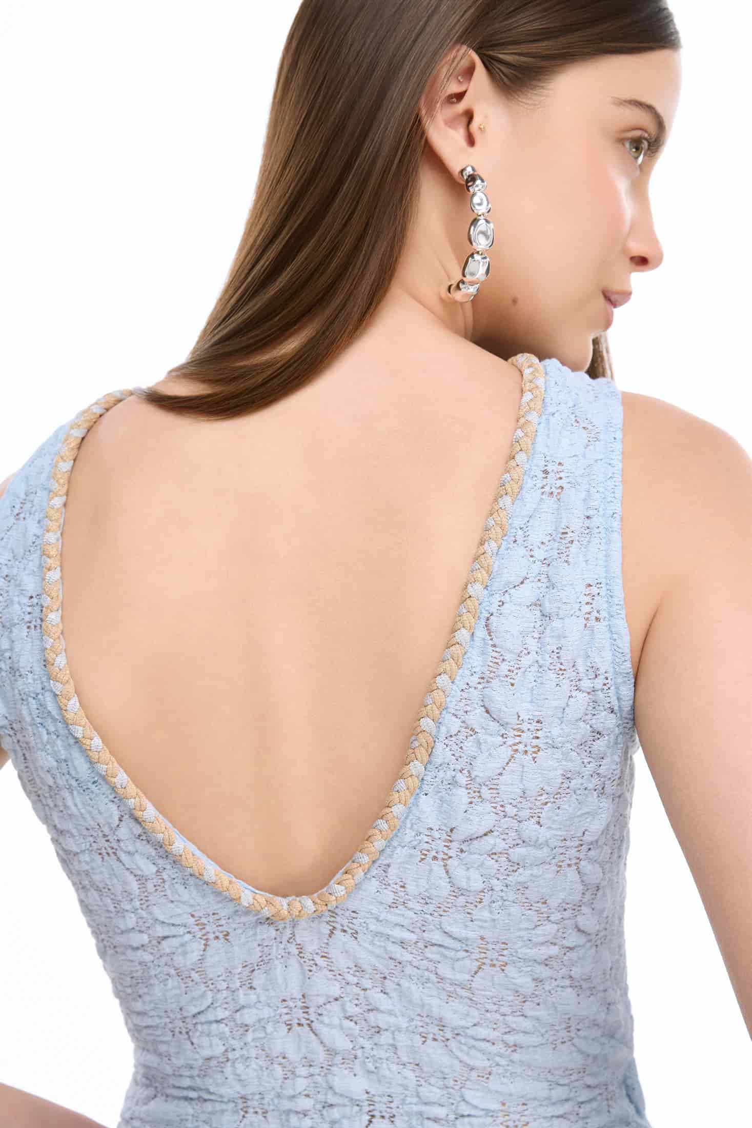 DANIELLE MINI DRESS BLUE - miniatura 3