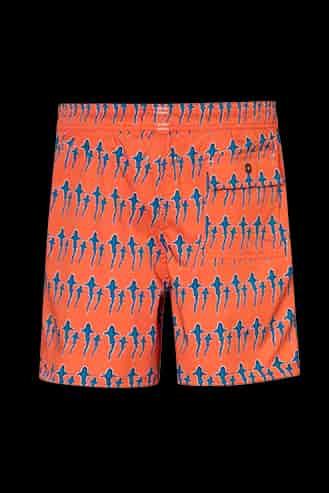 Pantaloneta de Baño Slim Tabur1 Salmon - miniatura 2