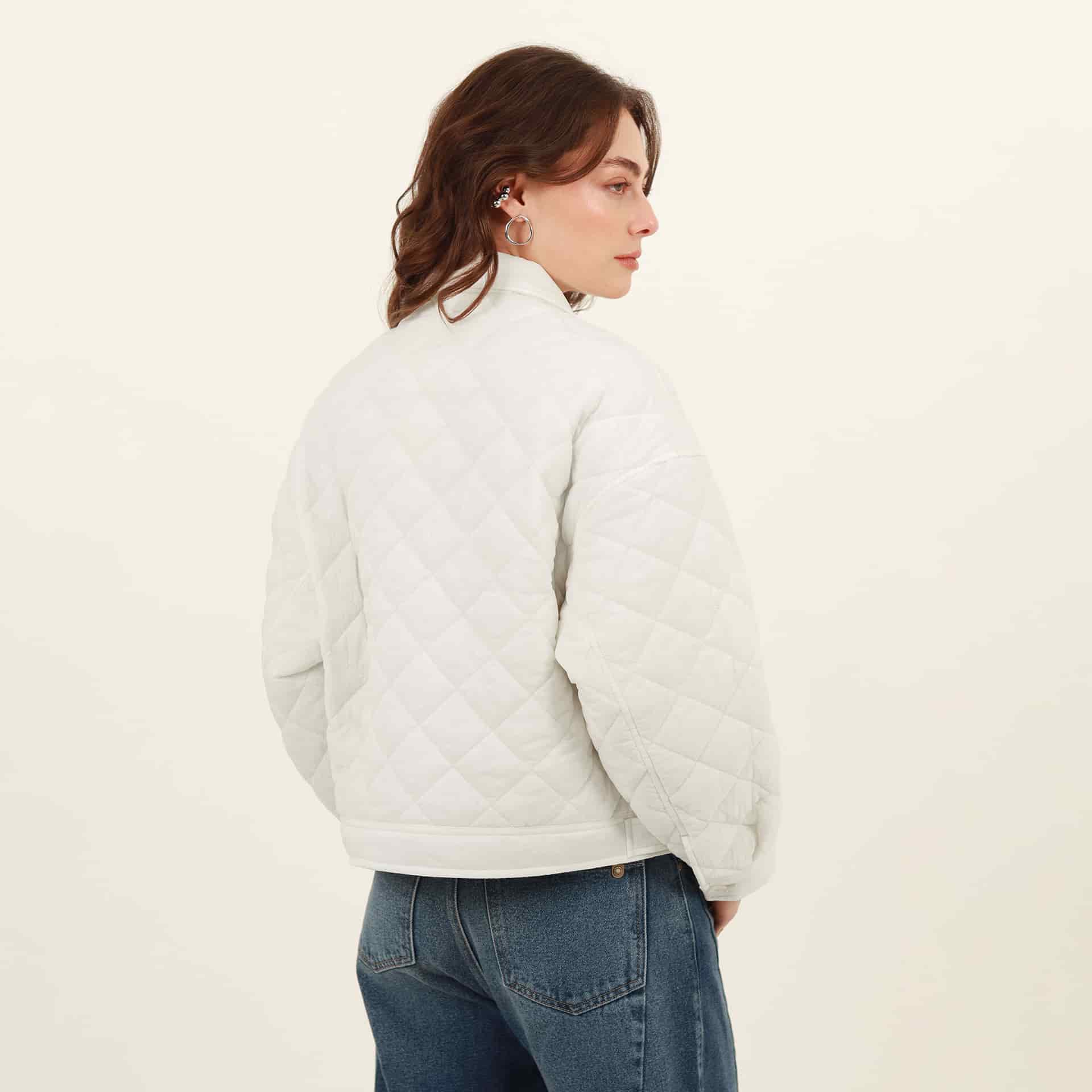 Chaqueta acolchada crop - miniatura 10