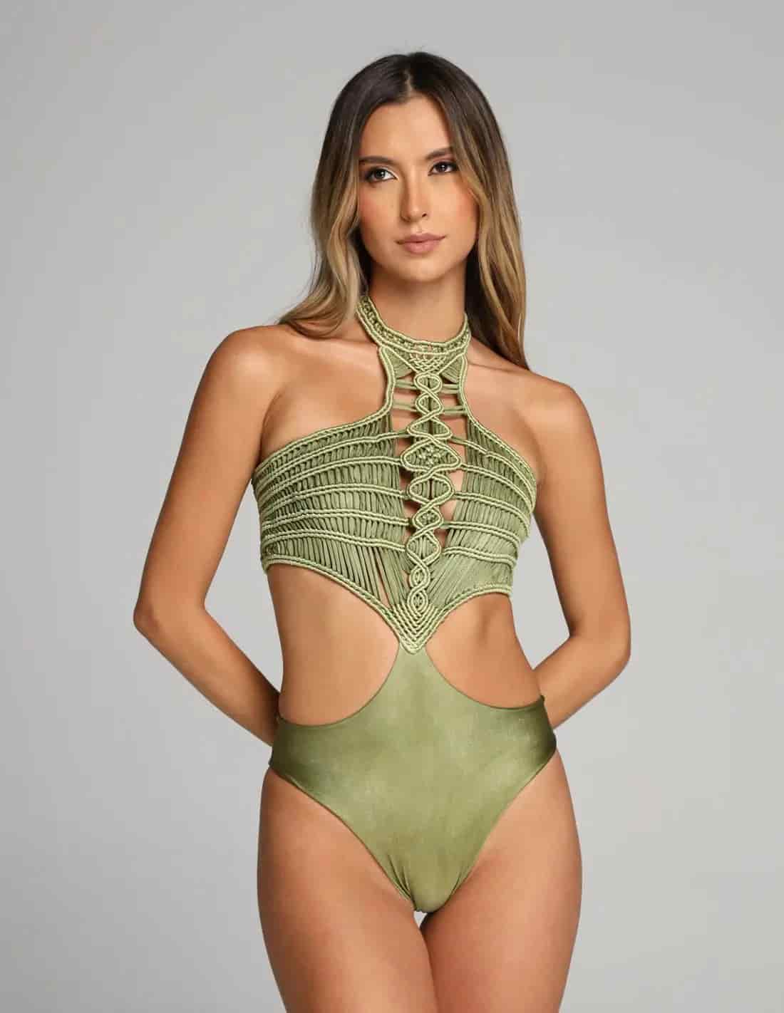 Outfit: Entero Corset & Falda Ventus Green Stone - miniatura 3
