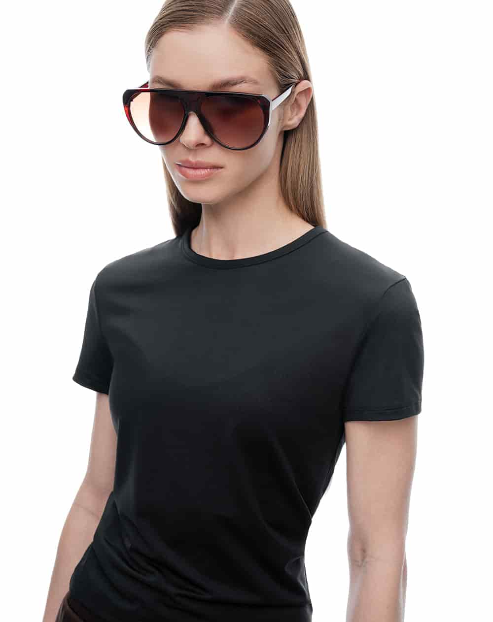 Camiseta deportiva secado rápido negra mujer - miniatura 5