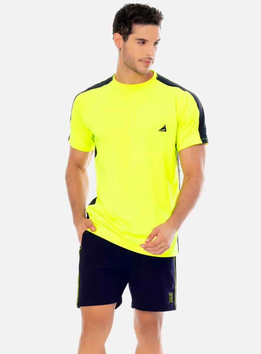 CAMISETA DEPORTIVA CON CORTES EN HOMBRO - PRECIO ESPECIAL - miniatura 2