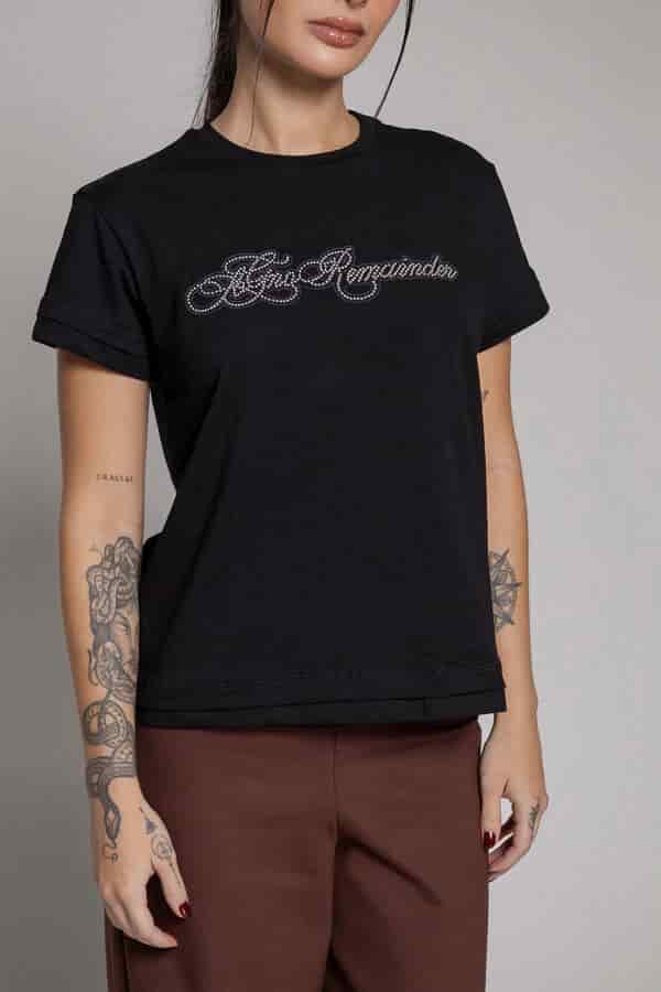 T-Shirt Remainder-Negra - miniatura 2