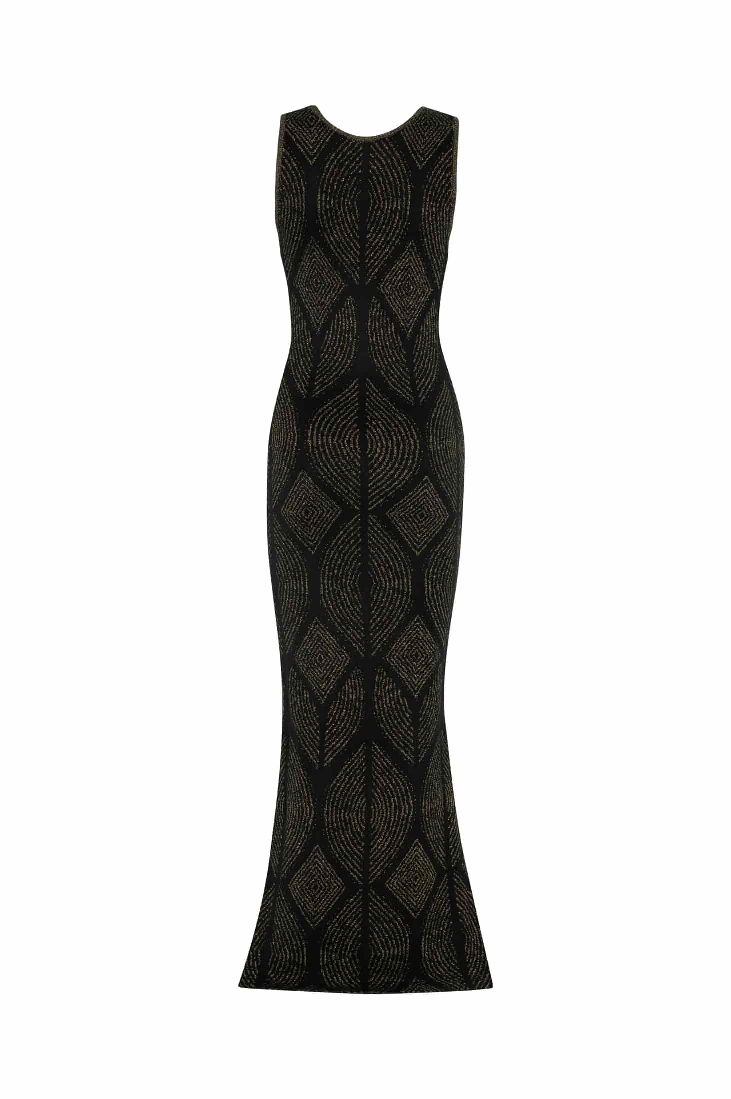 Vestido Atenea Negro-Dorado - miniatura 6