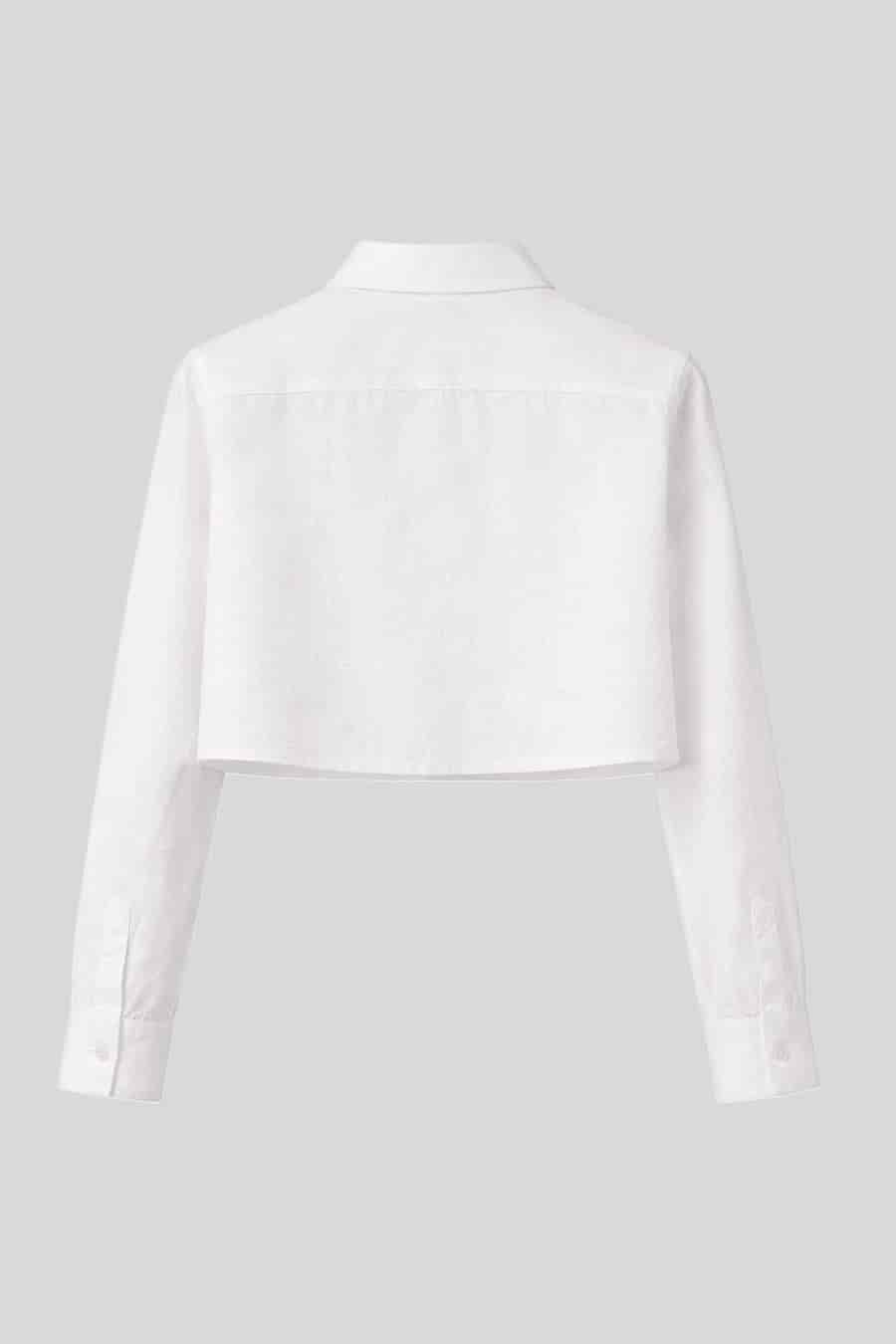 Women's shirt linen baku white - miniatura 2