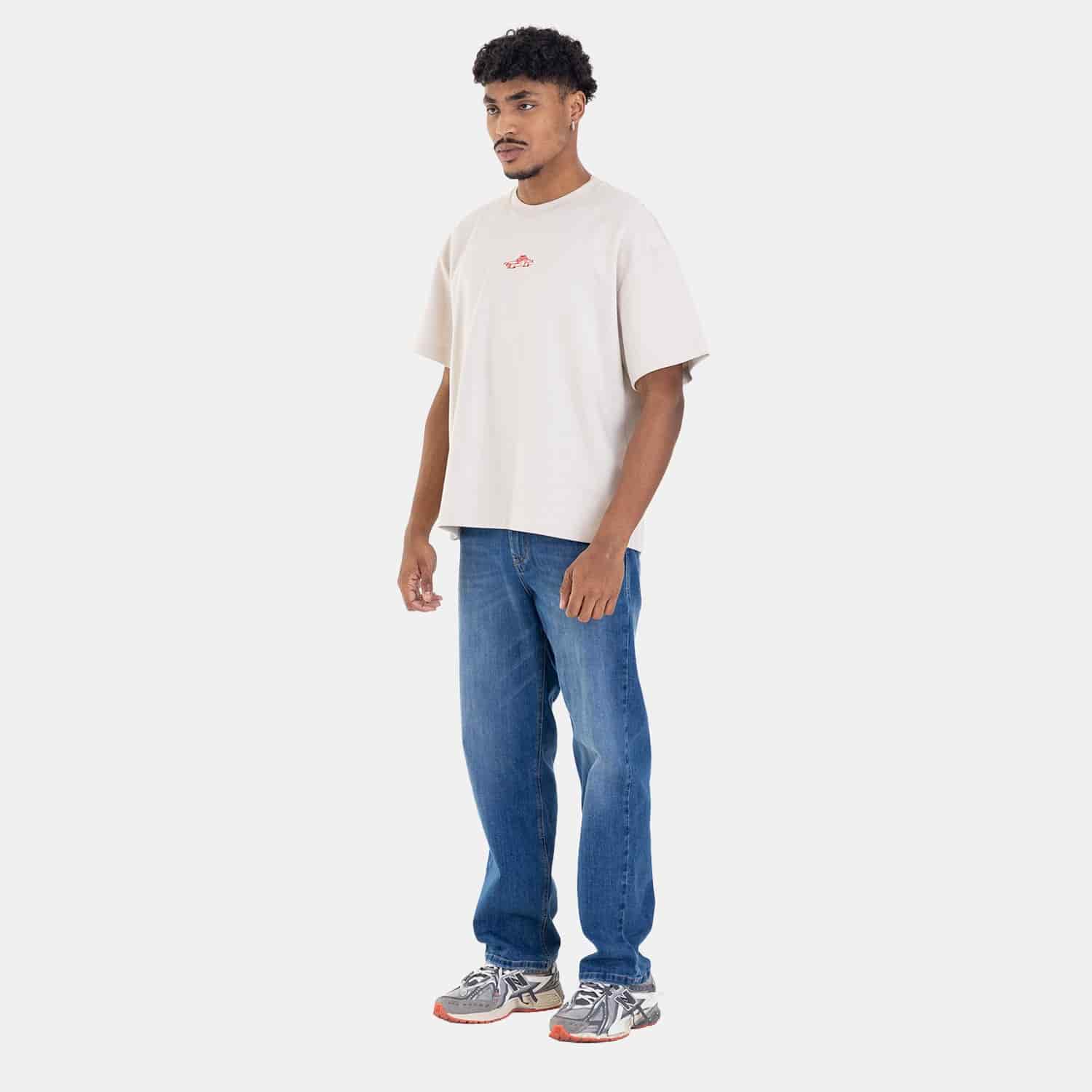 Straight Fit Jeans Mid Blue - miniatura 4