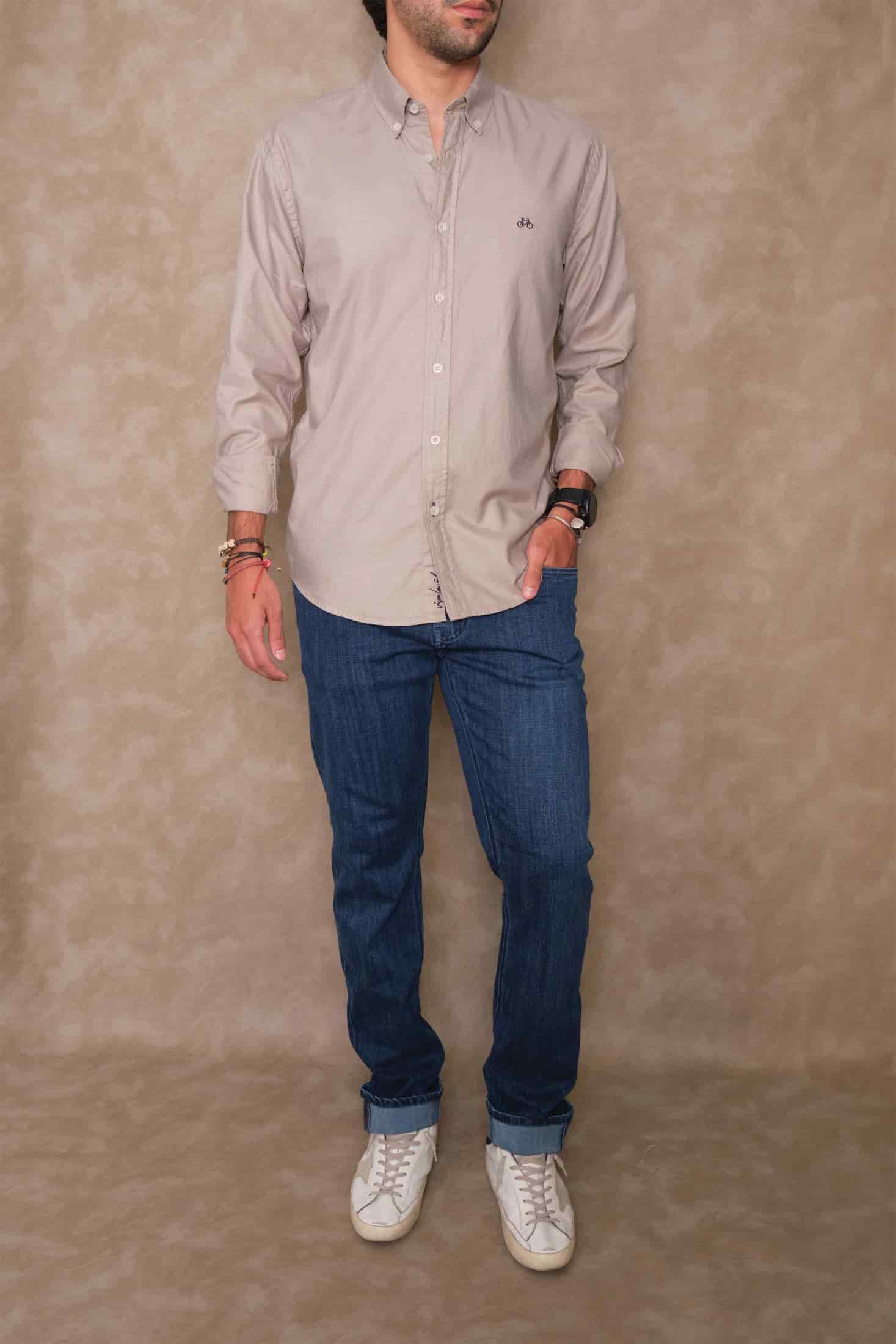 CAMISA OXFORD KHAKI - miniatura 2