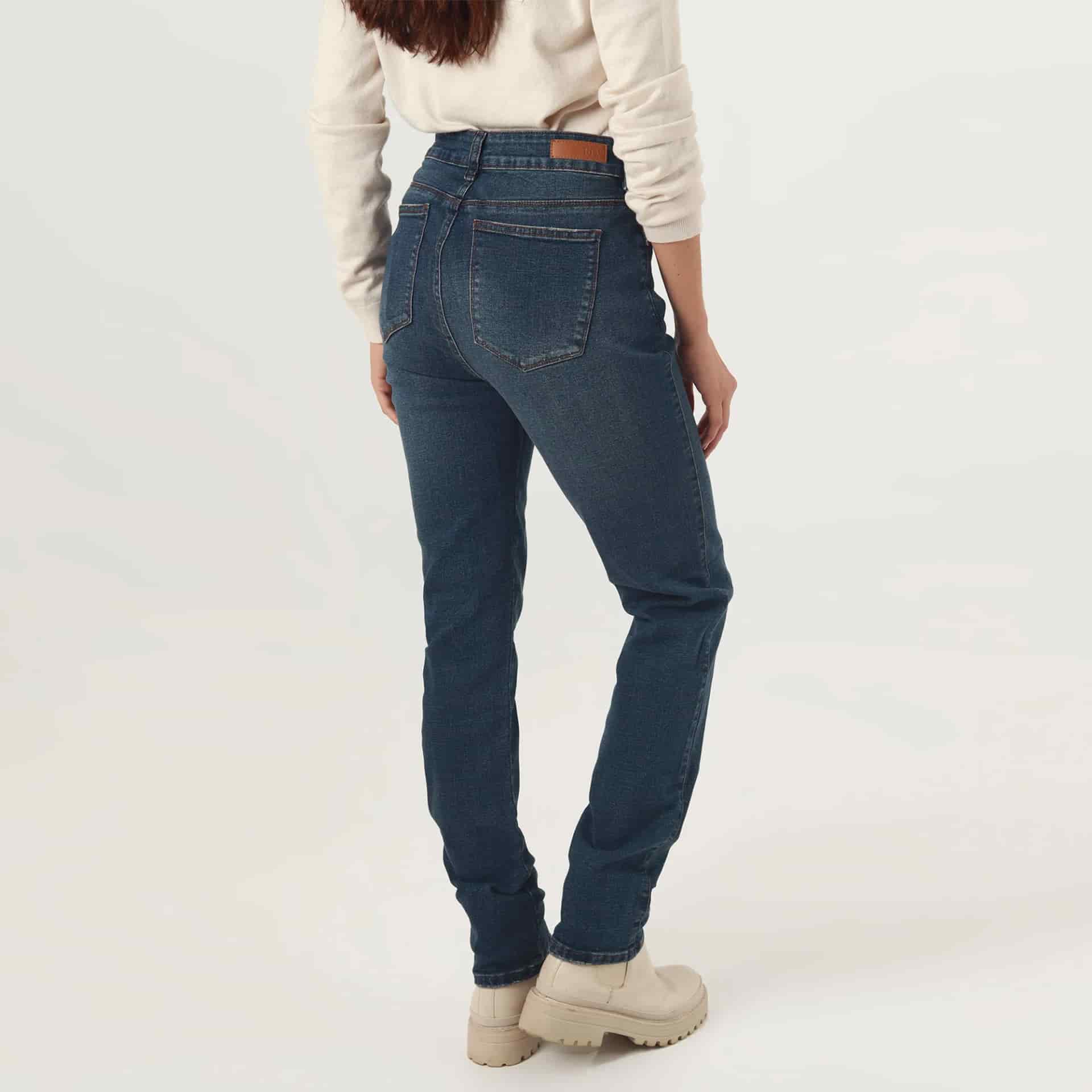 Jean Diva Tiro Medio Bota Recta - miniatura 42