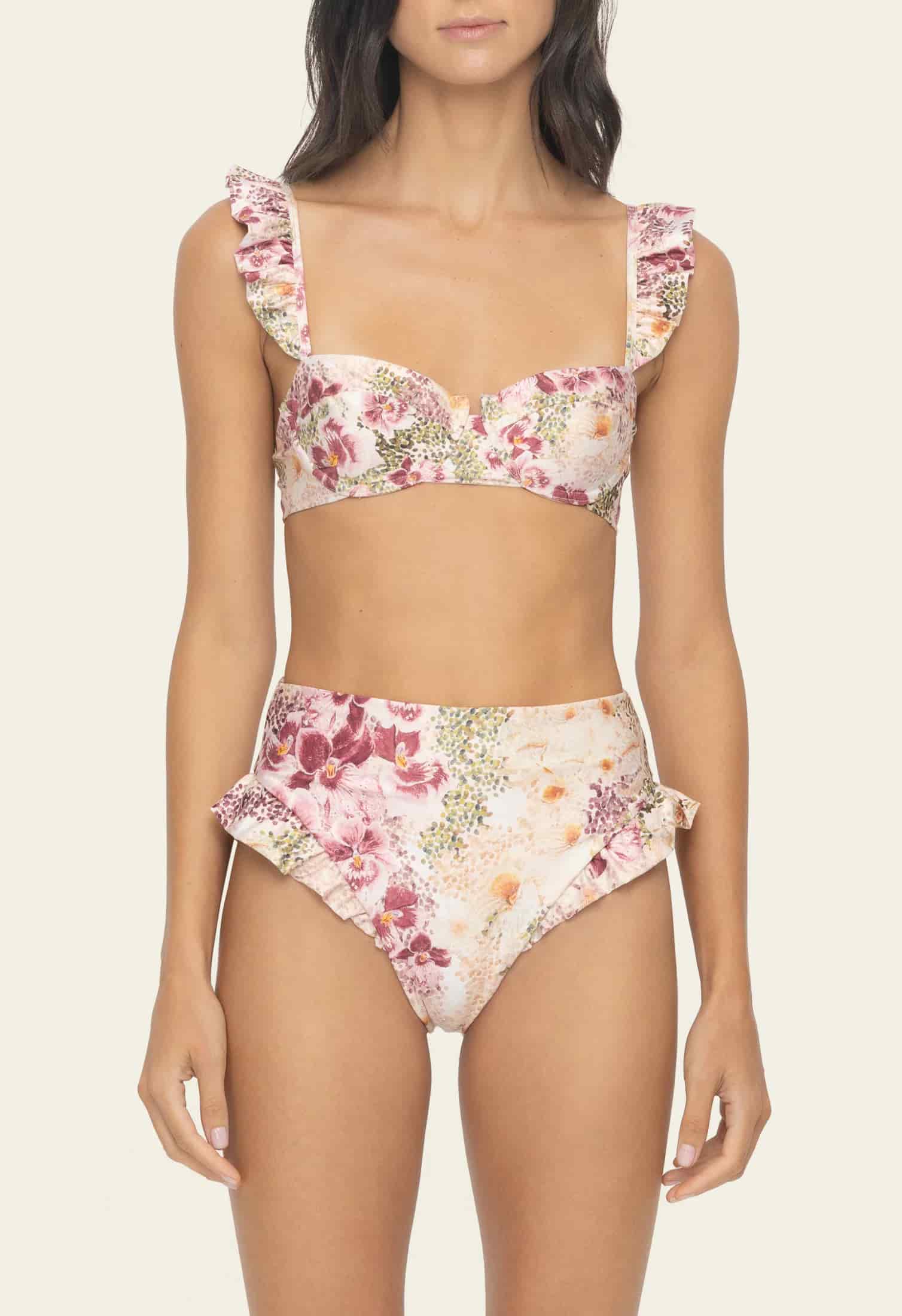Kiwi Florecer Bikini Top - miniatura 13