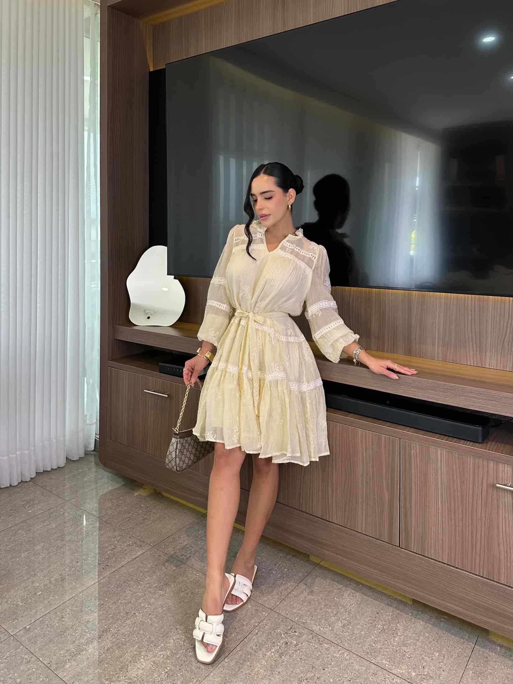 VESTIDO ALMA AMAILLO - miniatura 3