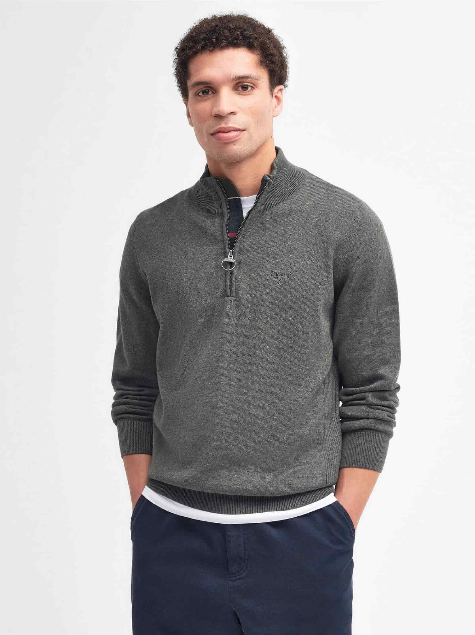 Cotton Quarter-Zip Jumper - miniatura 3