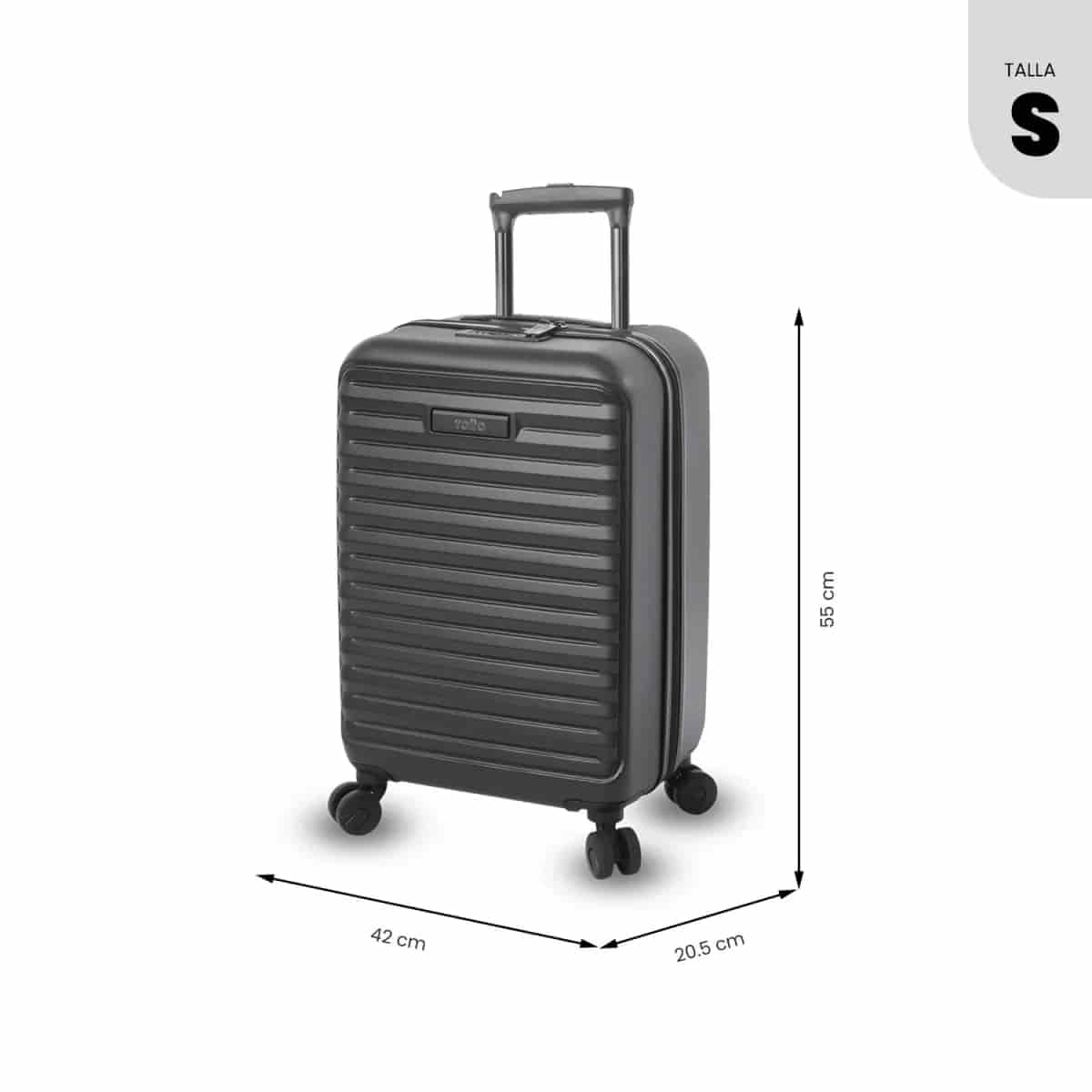 Maleta de Cabina 360 Helios S1 2.0 10 kilos Negra - miniatura 10