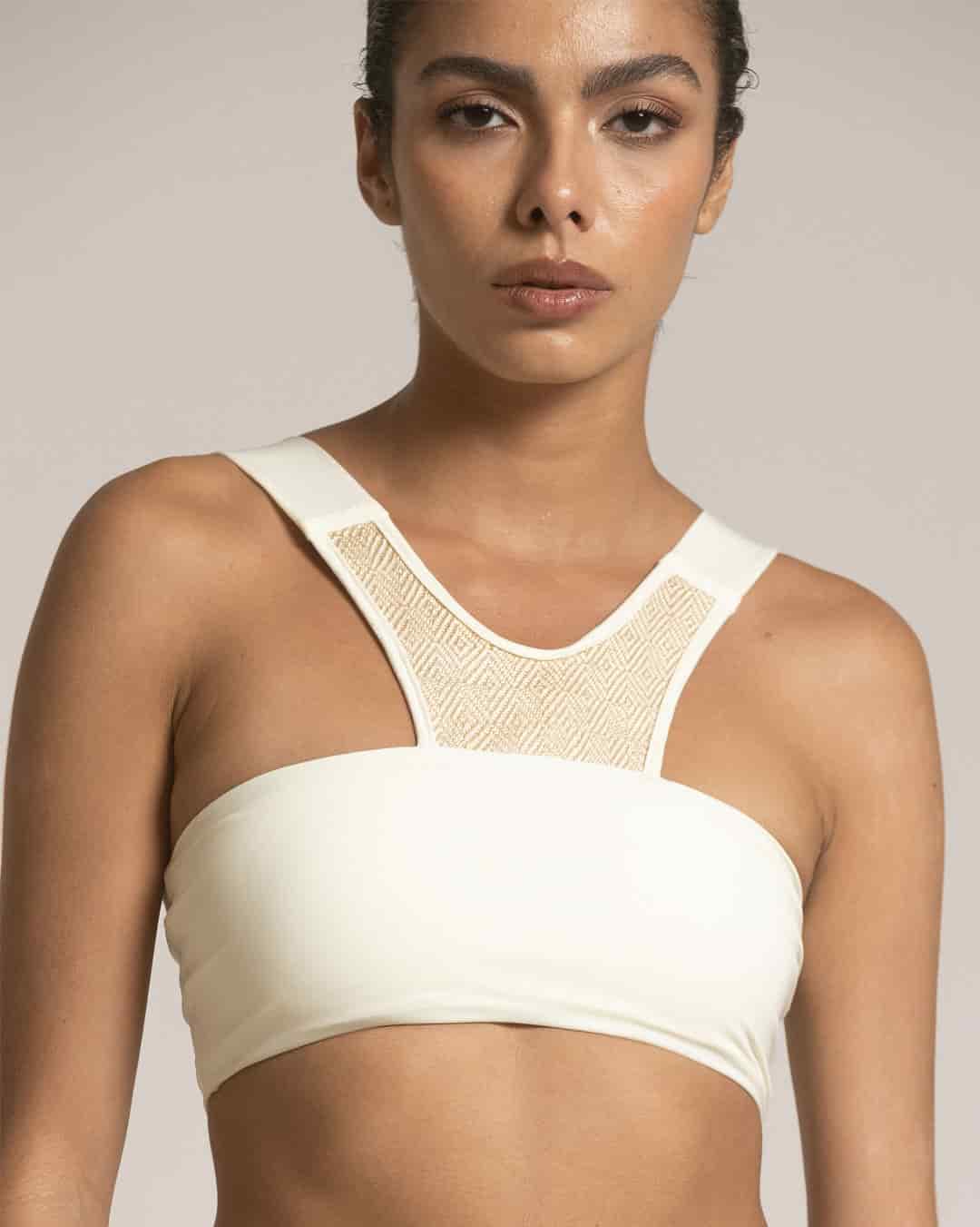 SILVANA TOP / Hueso - miniatura 2