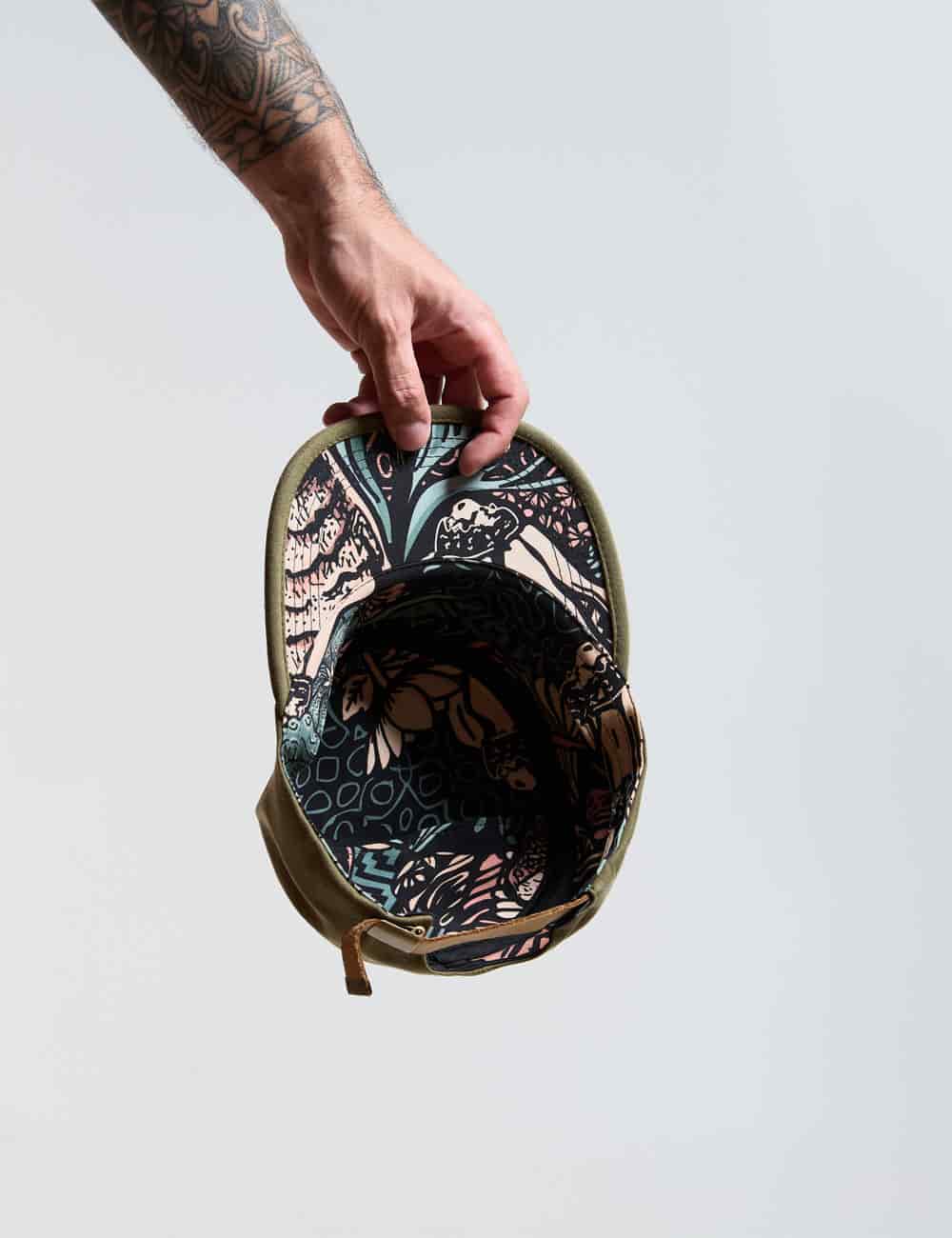 Gorra Rebel Hat verde militar - miniatura 3