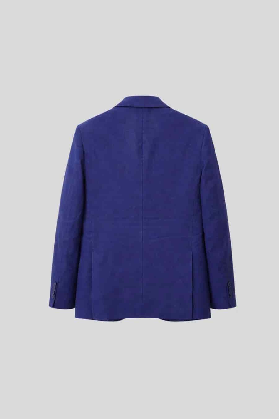 Men's mixed fabric navy vittorio set - miniatura 5