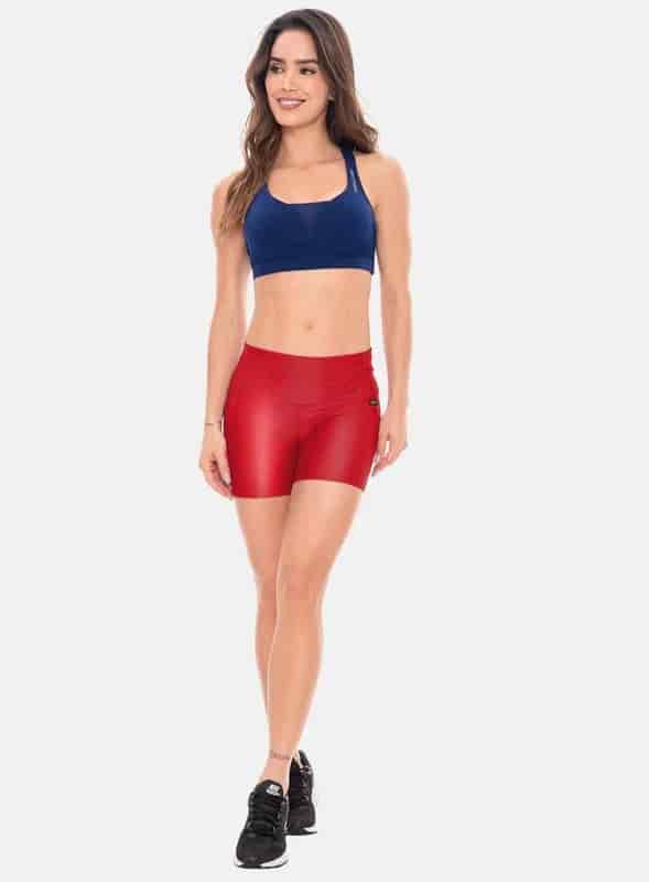 SHORT DEPORTIVO MUJER APARIENCIA CUERO POLIAMIDA TALLA ÚNICA - miniatura 2