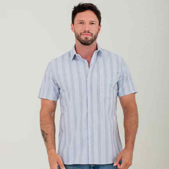 CAMISA MC 100% ALGODON HOMBRE - miniatura 1