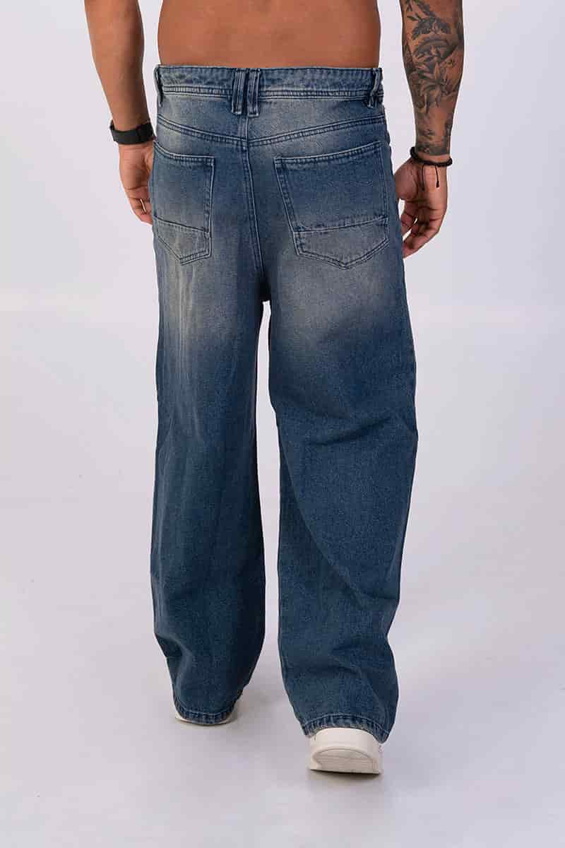 Jean moda ancho ripped - miniatura 2
