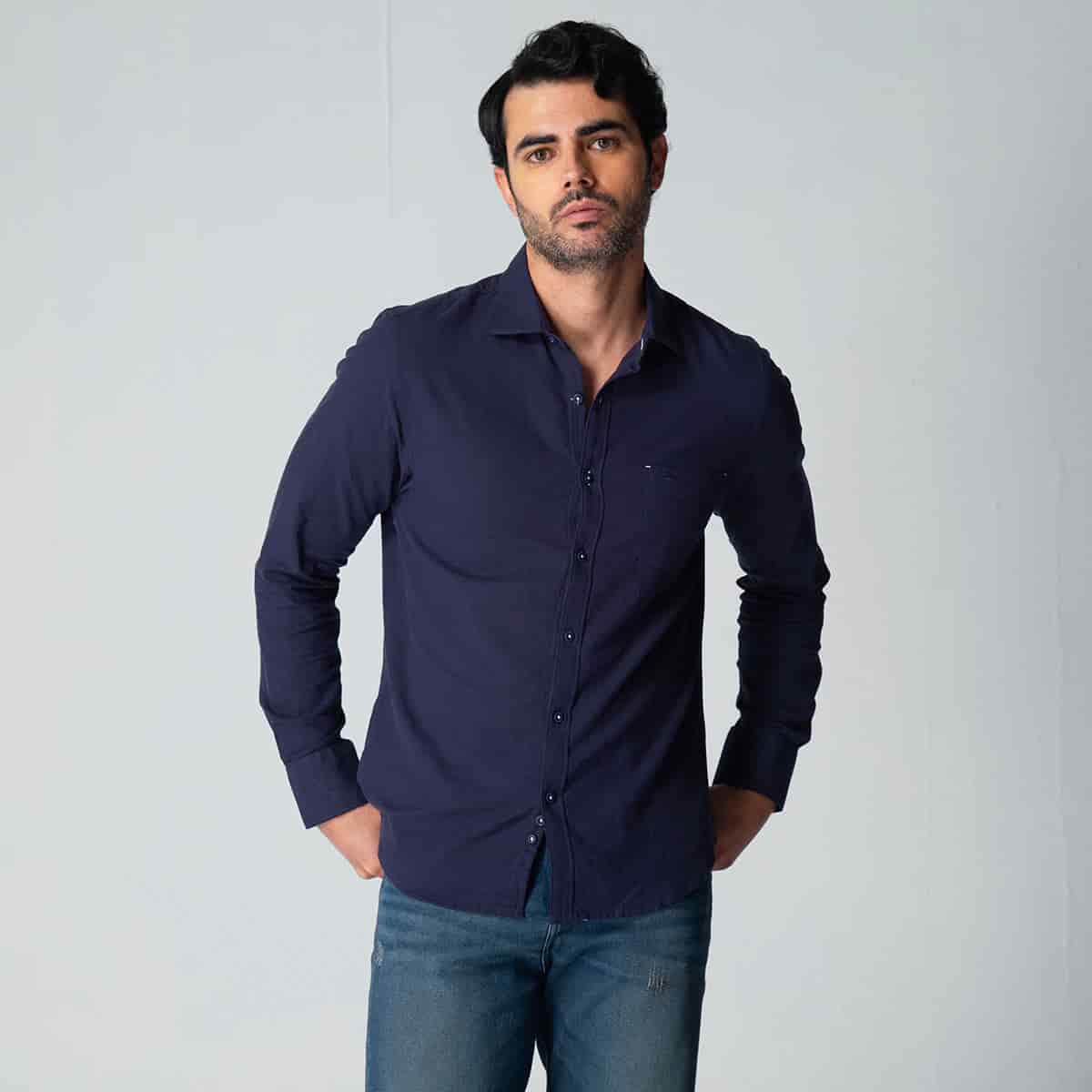 Camisa Manga Larga Formal Boston - miniatura 1
