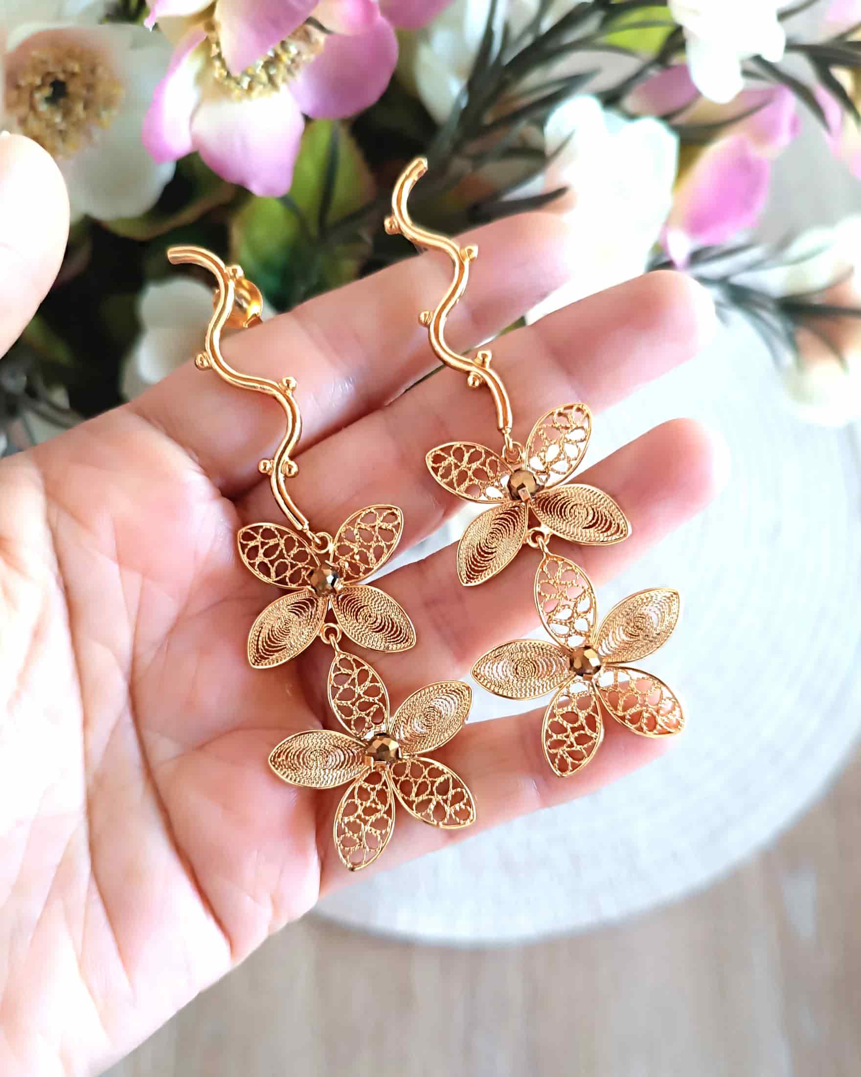 Aretes filigrana Constanza - miniatura 3