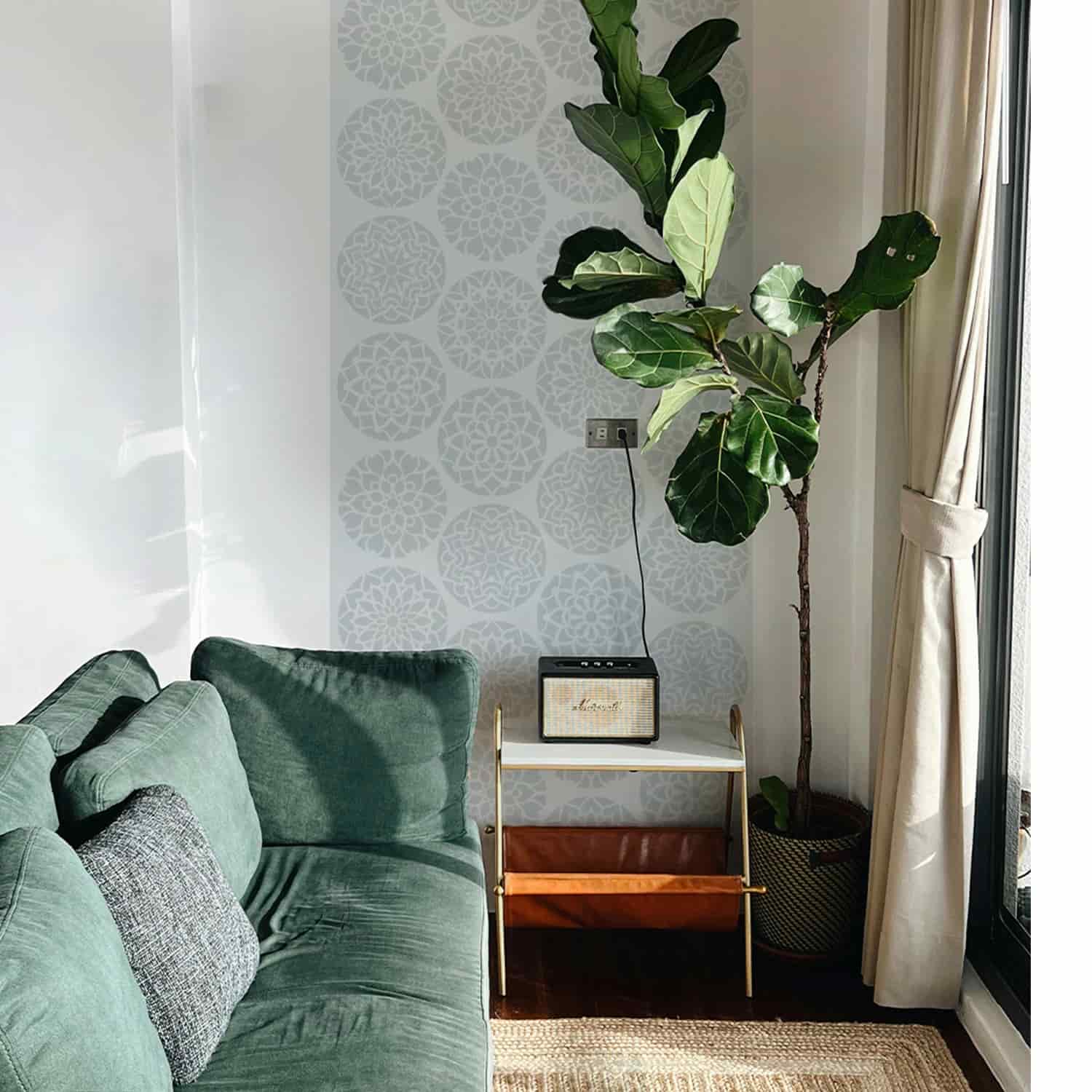 Plantillas para pintar, Vamarú Stencils, Colección Armonía 25cm y 48cm, 5und - miniatura 12