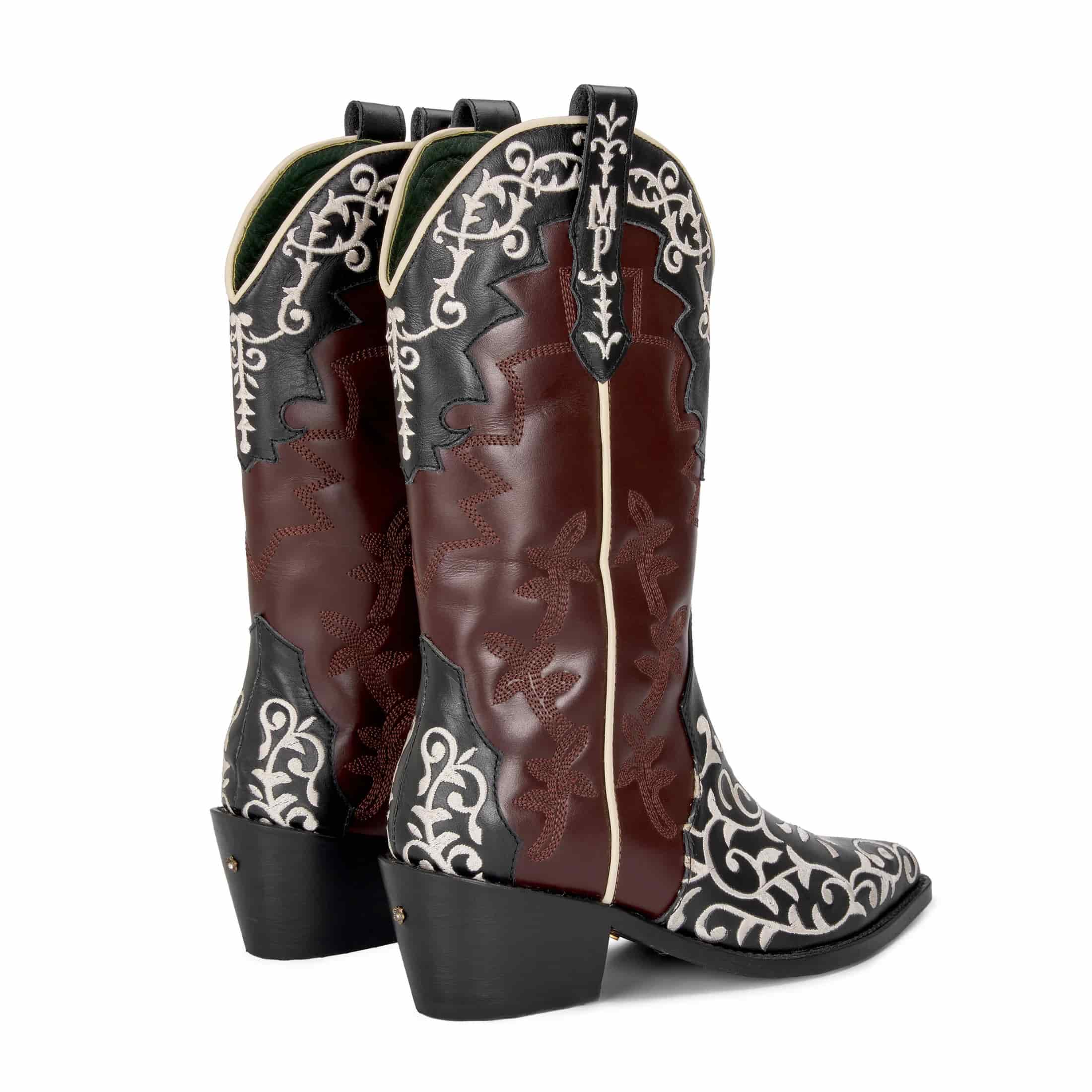 BOTA TEXANA ROSAS - miniatura 3