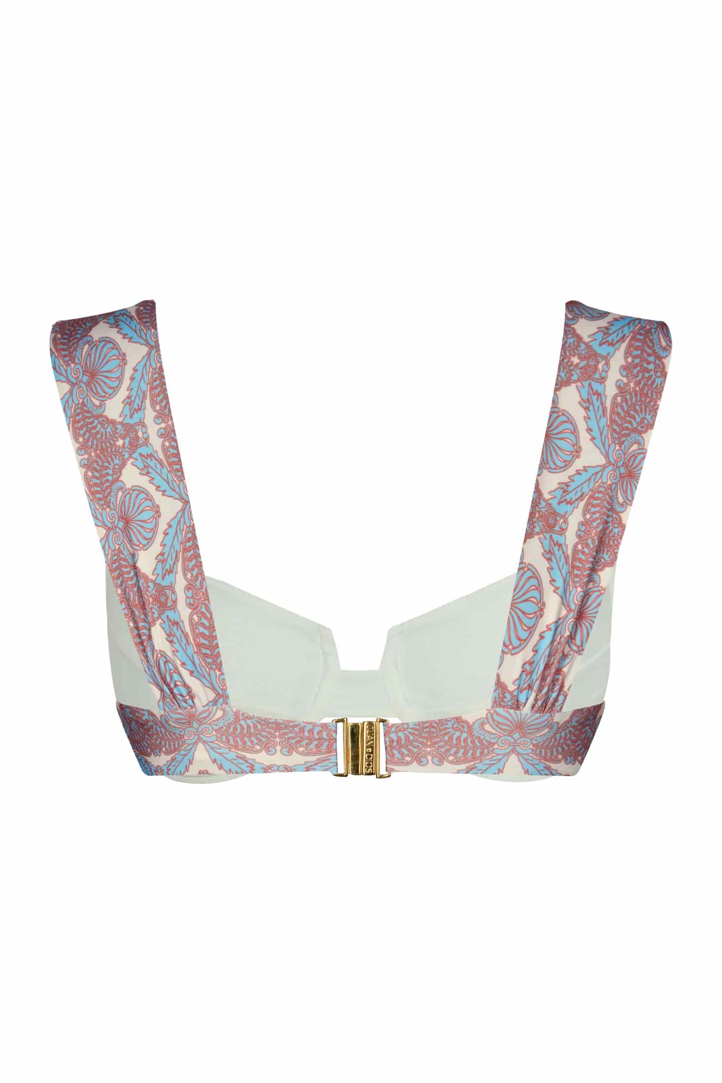 Sabina Top / Sky Blue Ornaments - Ivory - miniatura 3